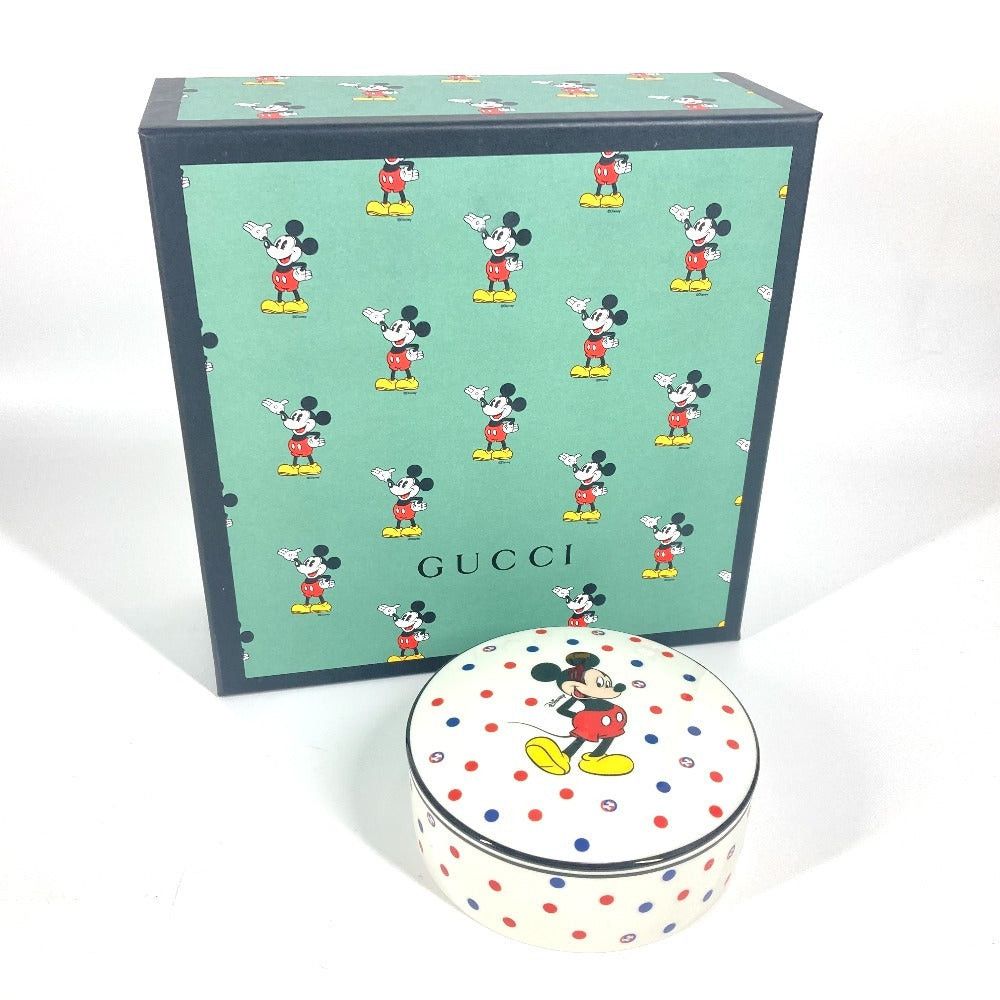 Gucci Gucci 629017 Disney Collaboration Mickey Mouse Interior Jewelry Box Accessory Case China Unisex White Size ONE SIZE - 8 Thumbnail