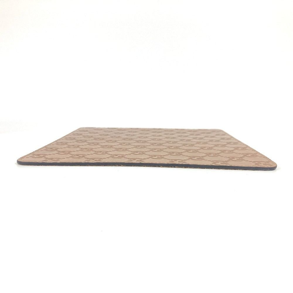 Gucci Gucci Guccissima Logo Mouse Pad Sundries Striped Leather Unisex Brown Size ONE SIZE - 3 Thumbnail
