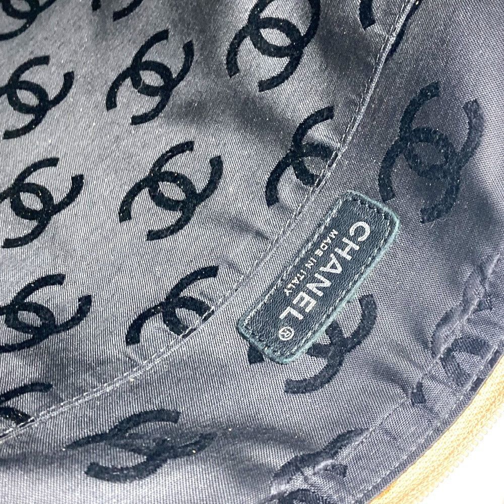 Chanel Chanel Cambon Line Cc Coma Mark Large Square Diagonal Hanging (E.G. Of A Rocket) Bicolor Shoulder Bag Leather Women Beige Size ONE SIZE - 12 Thumbnail