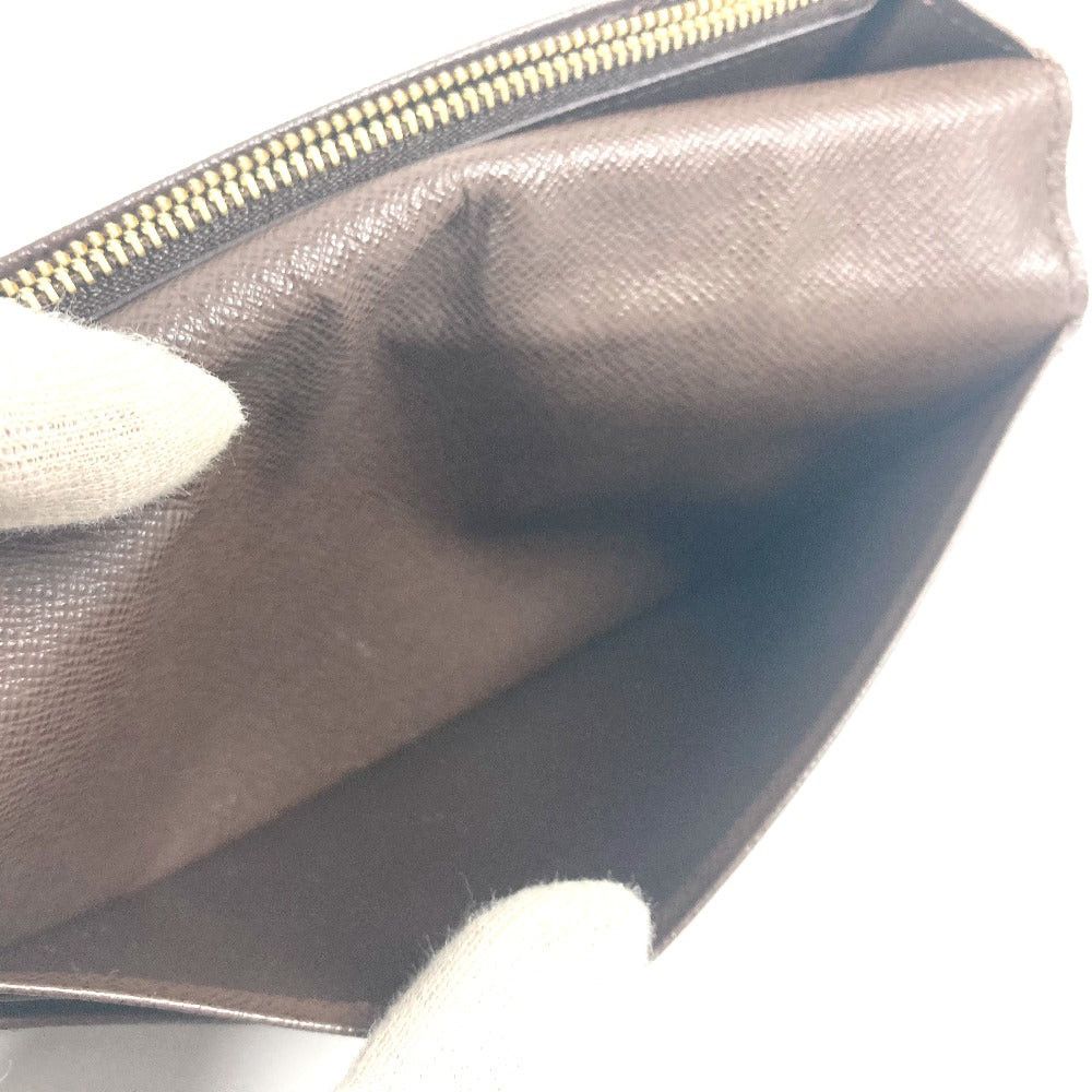 Louis Vuitton Louis Vuitton N60017 Damier Portofoil Brazza Long Wallet Canvas Unisex Ebenu. Brown Size ONE SIZE - 17 Thumbnail
