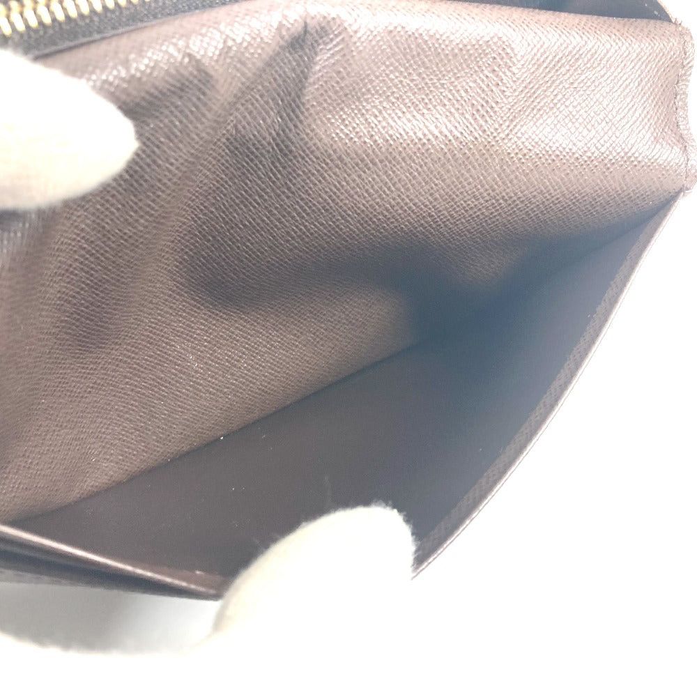 Louis Vuitton Louis Vuitton N60017 Damier Portofoil Brazza Long Wallet Canvas Unisex Ebenu. Brown Size ONE SIZE - 15 Thumbnail