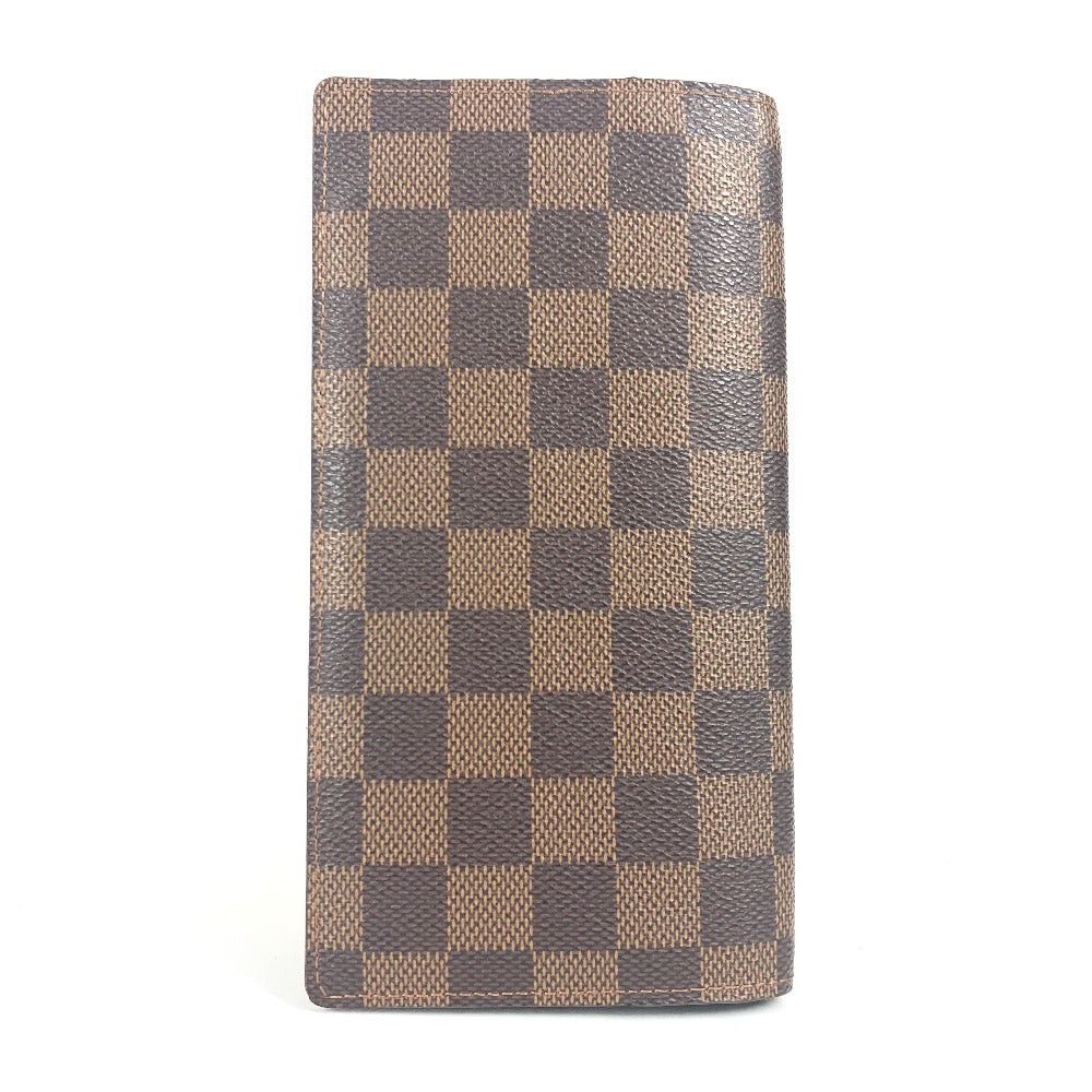 Louis Vuitton Louis Vuitton N60017 Damier Portofoil Brazza Long Wallet Canvas Unisex Ebenu. Brown Size ONE SIZE - 2 Thumbnail