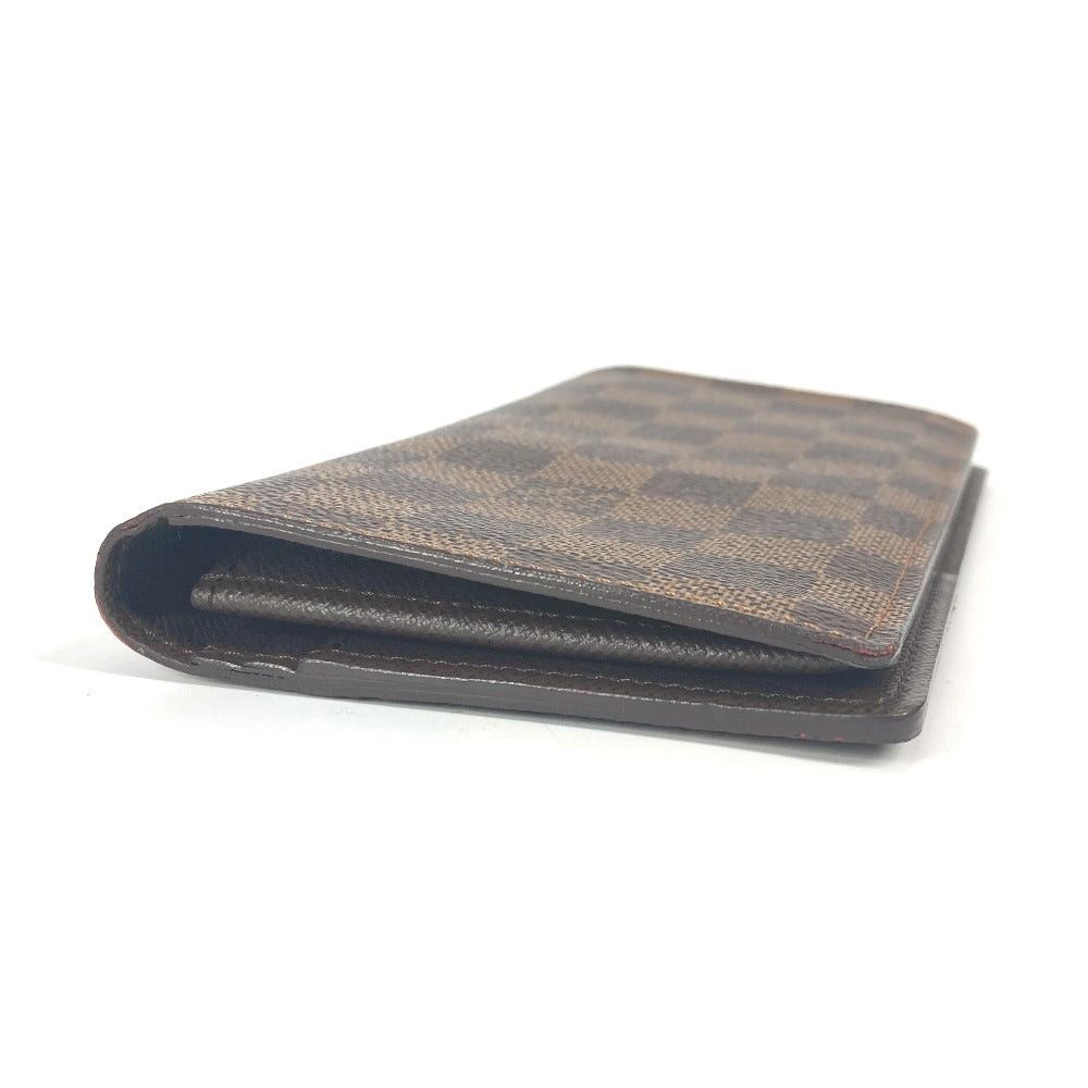 Louis Vuitton Louis Vuitton N60017 Damier Portofoil Brazza Long Wallet Canvas Unisex Ebenu. Brown Size ONE SIZE - 3 Thumbnail