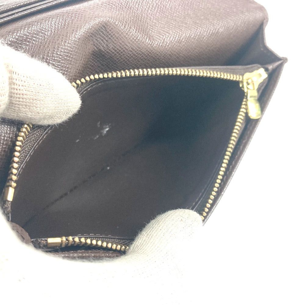 Louis Vuitton Louis Vuitton N60017 Damier Portofoil Brazza Long Wallet Canvas Unisex Ebenu. Brown Size ONE SIZE - 14 Thumbnail