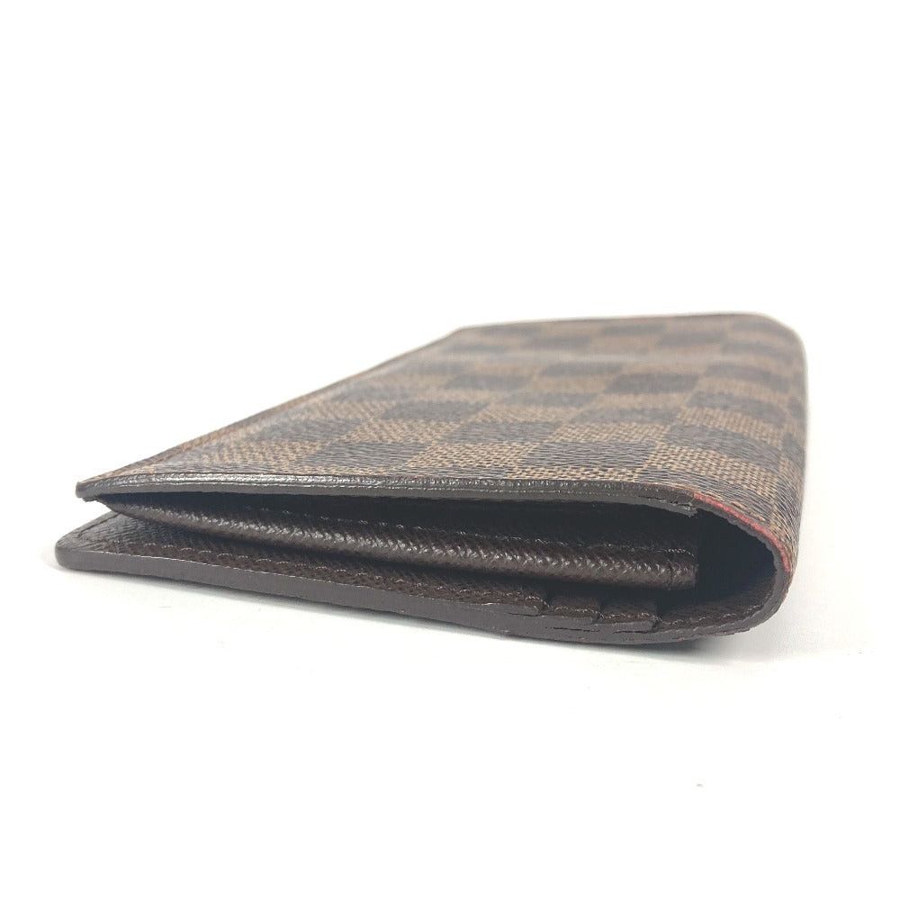 Louis Vuitton Louis Vuitton N60017 Damier Portofoil Brazza Long Wallet Canvas Unisex Ebenu. Brown Size ONE SIZE - 4 Thumbnail