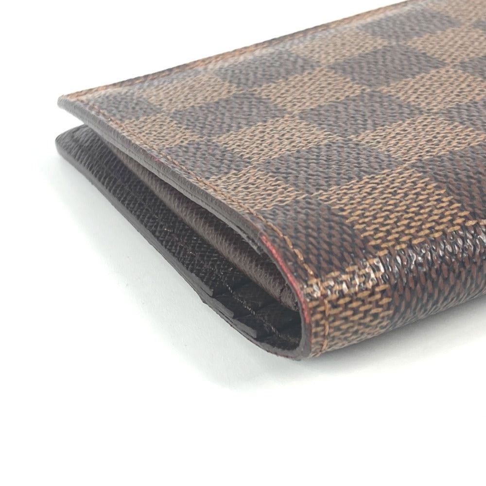 Louis Vuitton Louis Vuitton N60017 Damier Portofoil Brazza Long Wallet Canvas Unisex Ebenu. Brown Size ONE SIZE - 5 Thumbnail