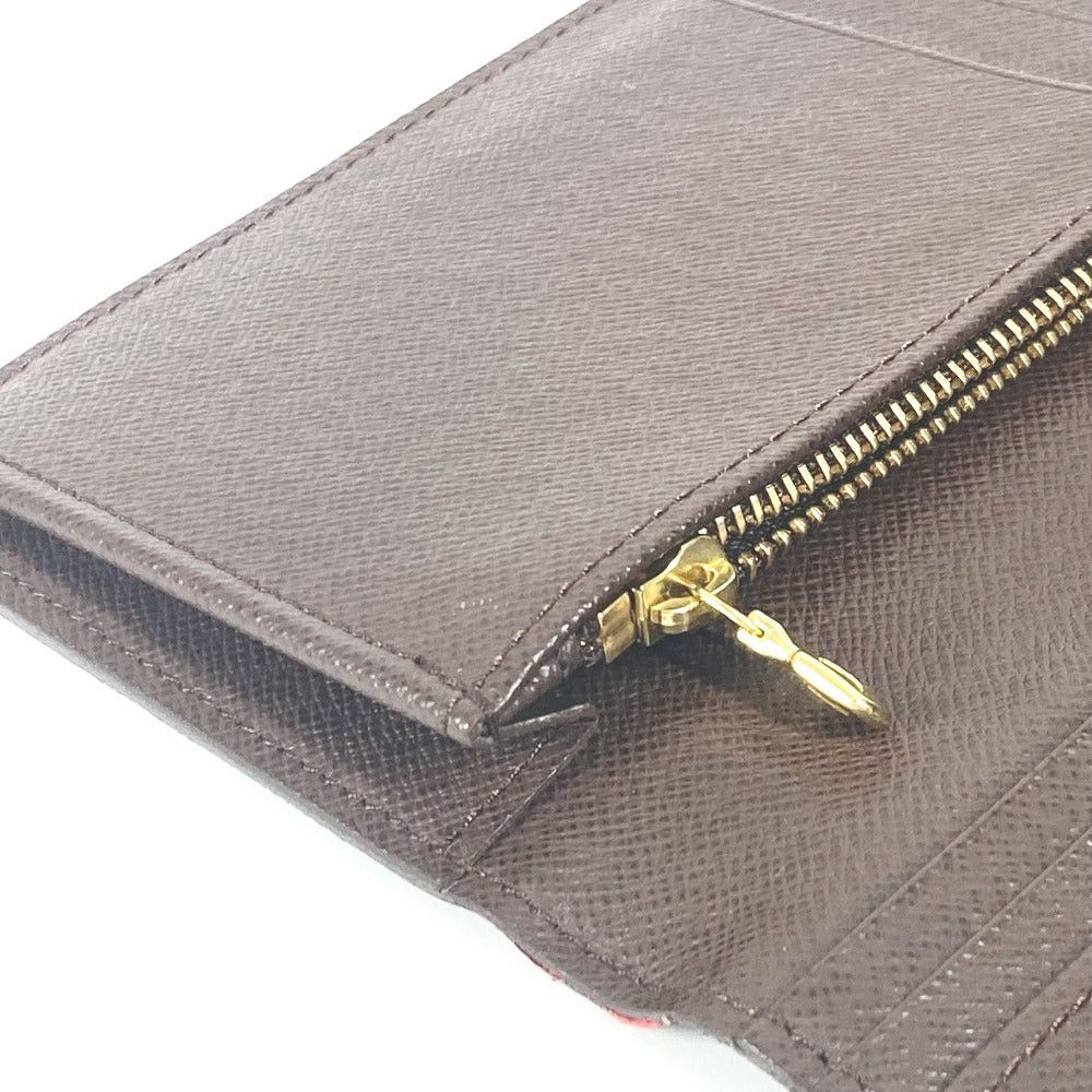 Louis Vuitton Louis Vuitton N60017 Damier Portofoil Brazza Long Wallet Canvas Unisex Ebenu. Brown Size ONE SIZE - 12 Thumbnail