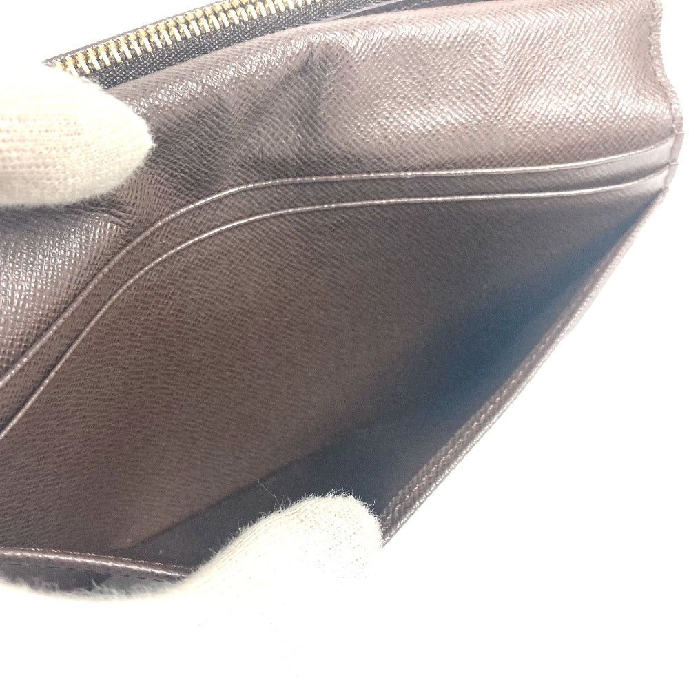 Louis Vuitton Louis Vuitton N60017 Damier Portofoil Brazza Long Wallet Canvas Unisex Ebenu. Brown Size ONE SIZE - 16 Thumbnail