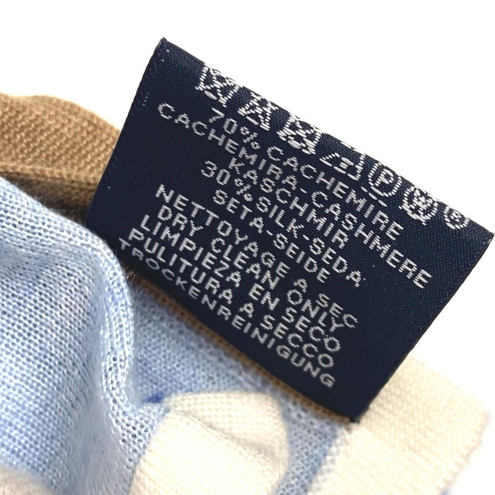 Hermes Hermes Epi Cul-De-Sac Jean. 120 Large Size Shawl Stall Scarf Silk Unisex Blue Size ONE SIZE - 6 Thumbnail