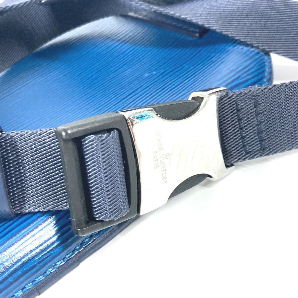 Louis Vuitton Louis Vuitton M53301 Epi Lv Circle Bum Bag Body Belt Cross Shoulder Waist Leather Unisex Blue Size ONE SIZE - 11 Thumbnail