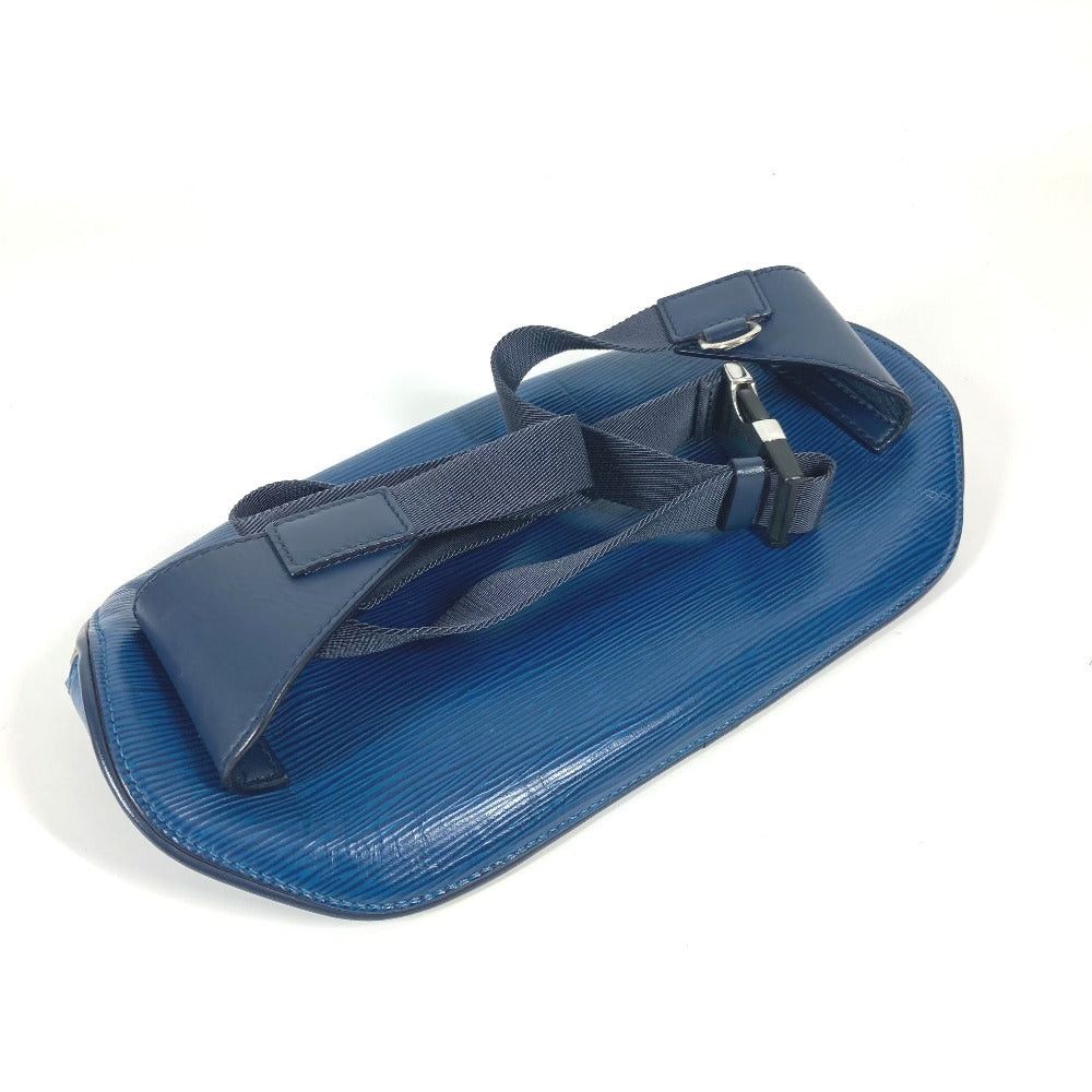 Louis Vuitton Louis Vuitton M53301 Epi Lv Circle Bum Bag Body Belt Cross Shoulder Waist Leather Unisex Blue Size ONE SIZE - 8 Thumbnail