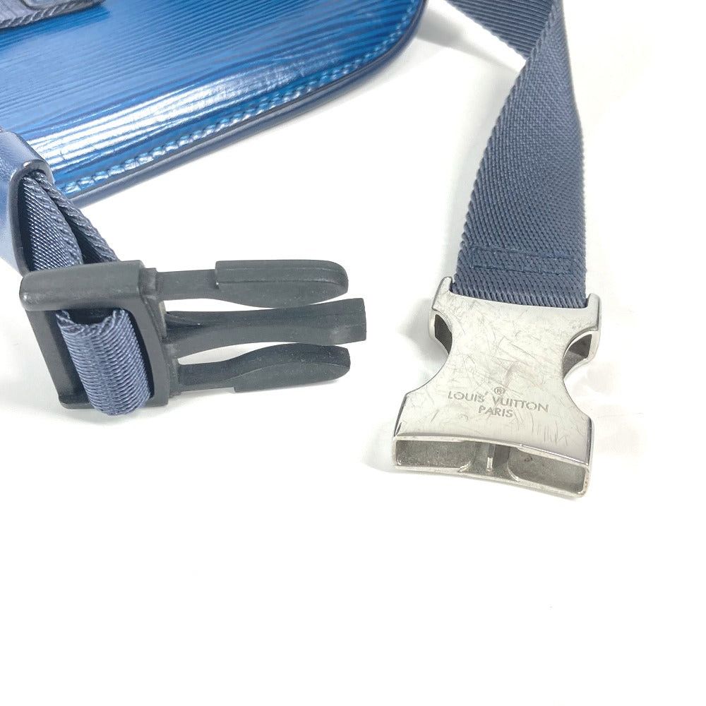 Louis Vuitton Louis Vuitton M53301 Epi Lv Circle Bum Bag Body Belt Cross Shoulder Waist Leather Unisex Blue Size ONE SIZE - 12 Thumbnail