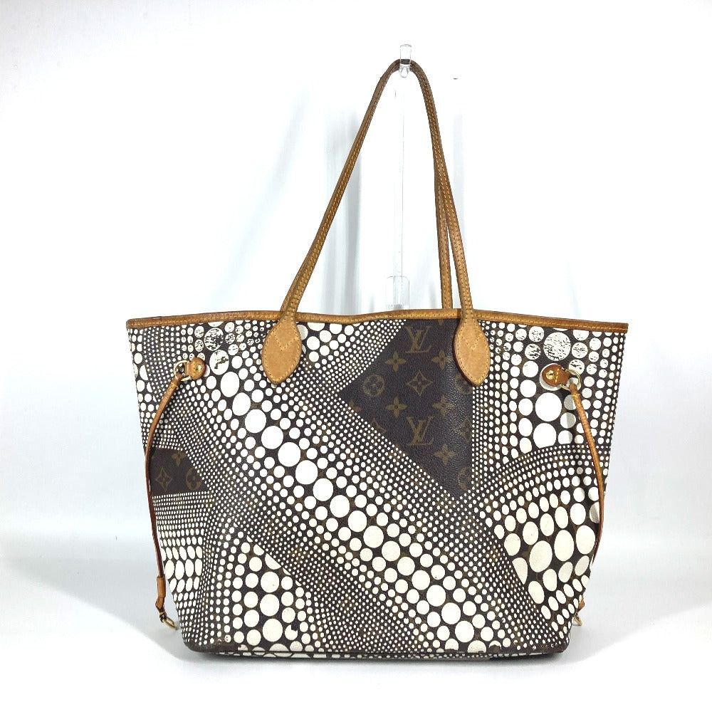 Louis Vuitton Louis Vuitton M40684 Monogram Pumpkin Dot Neverfull Mm Briefcase Yayoi Kusama Collaboration Tote Bag Shoulder Canvas Women White Size ONE SIZE - 4 Thumbnail