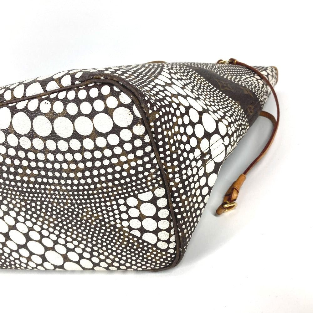 Louis Vuitton Louis Vuitton M40684 Monogram Pumpkin Dot Neverfull Mm Briefcase Yayoi Kusama Collaboration Tote Bag Shoulder Canvas Women White Size ONE SIZE - 8 Thumbnail
