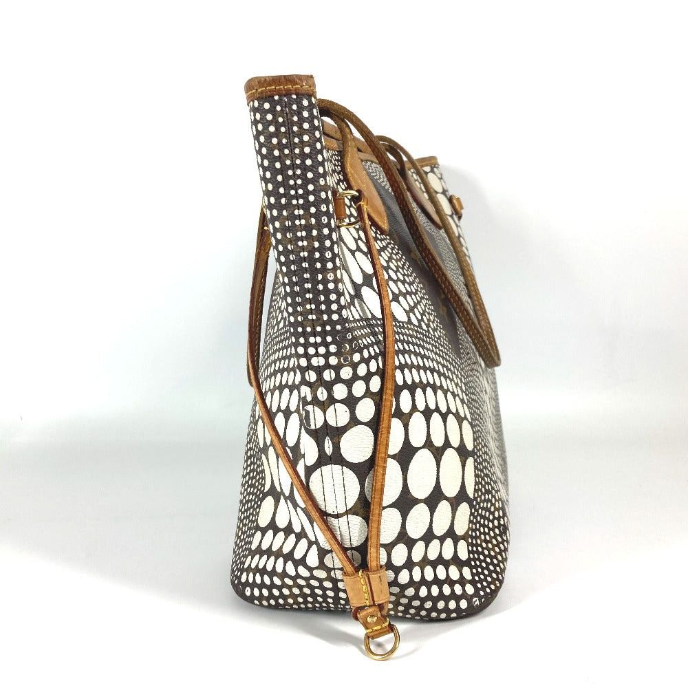 Louis Vuitton Louis Vuitton M40684 Monogram Pumpkin Dot Neverfull Mm Briefcase Yayoi Kusama Collaboration Tote Bag Shoulder Canvas Women White Size ONE SIZE - 6 Thumbnail