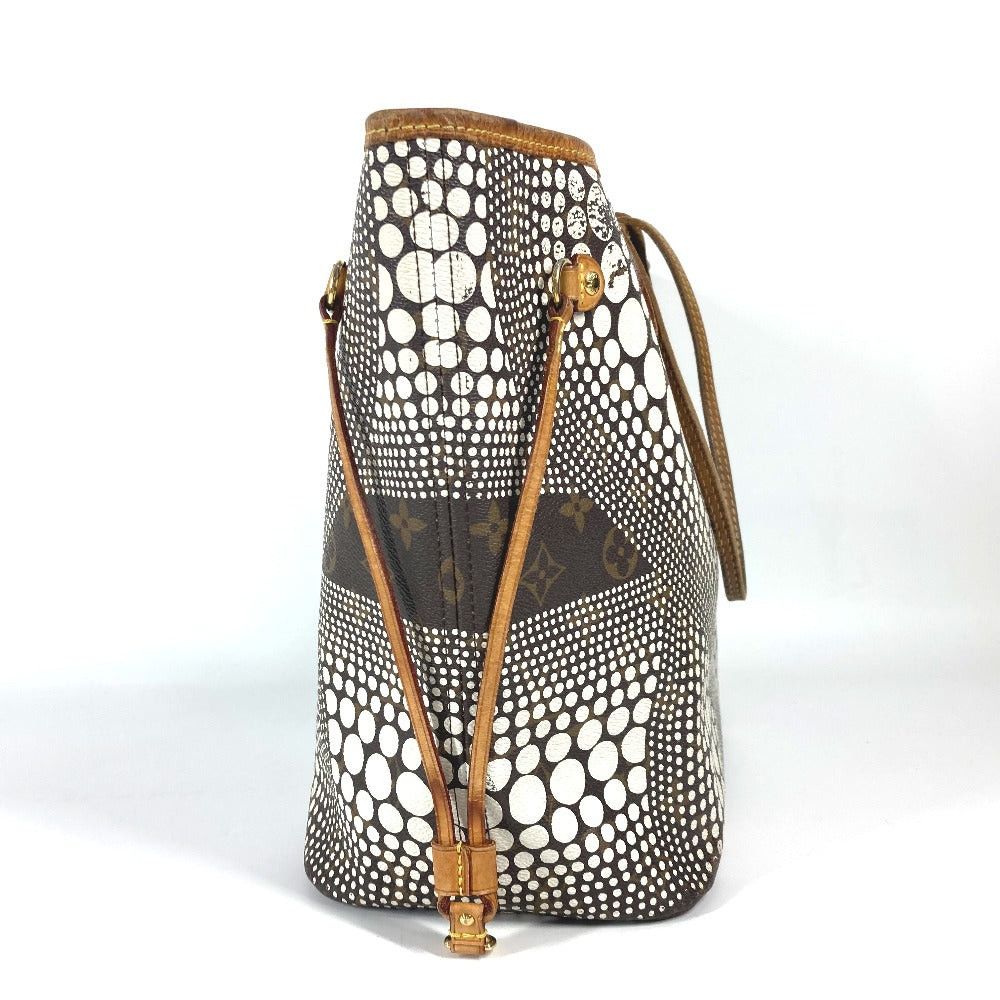 Louis Vuitton Louis Vuitton M40684 Monogram Pumpkin Dot Neverfull Mm Briefcase Yayoi Kusama Collaboration Tote Bag Shoulder Canvas Women White Size ONE SIZE - 5 Thumbnail