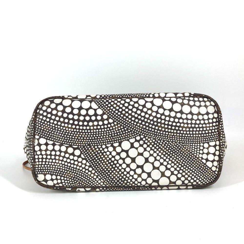 Louis Vuitton Louis Vuitton M40684 Monogram Pumpkin Dot Neverfull Mm Briefcase Yayoi Kusama Collaboration Tote Bag Shoulder Canvas Women White Size ONE SIZE - 7 Thumbnail