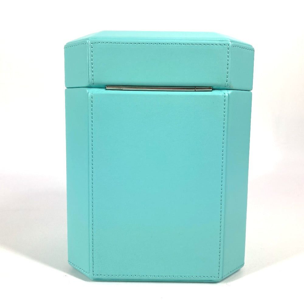 Tiffany & Co. 73476933 Tiffany Facet Jewelry Box (Tall) Accessory Case Leather Women Blue Size ONE SIZE - 2 Thumbnail