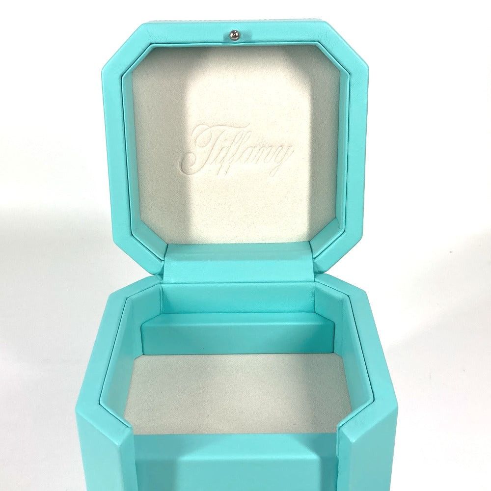 Tiffany & Co. 73476933 Tiffany Facet Jewelry Box (Tall) Accessory Case Leather Women Blue Size ONE SIZE - 10 Thumbnail