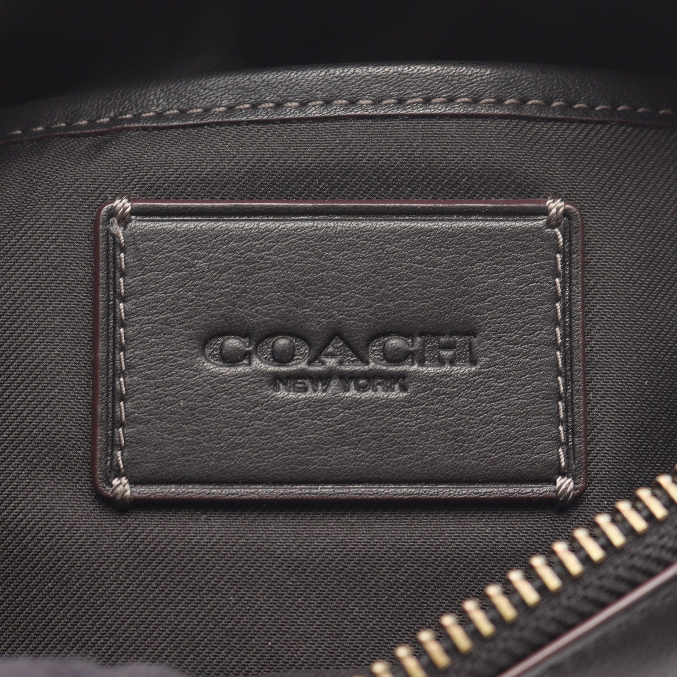 Coach Coach Livington Belt Bag Body Waist Leather Black Size ONE SIZE - 5 Thumbnail