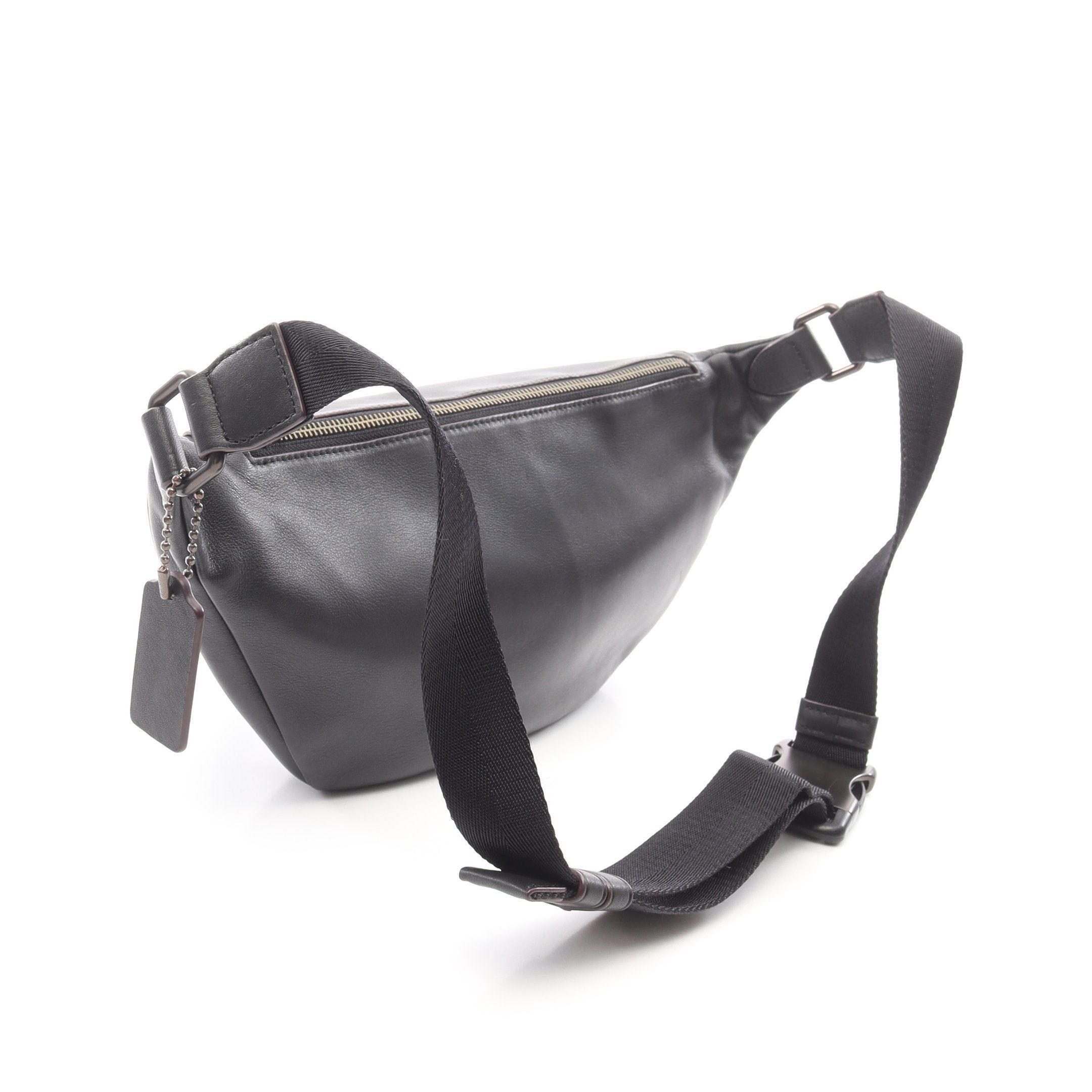Coach Coach Livington Belt Bag Body Waist Leather Black Size ONE SIZE - 2 Thumbnail