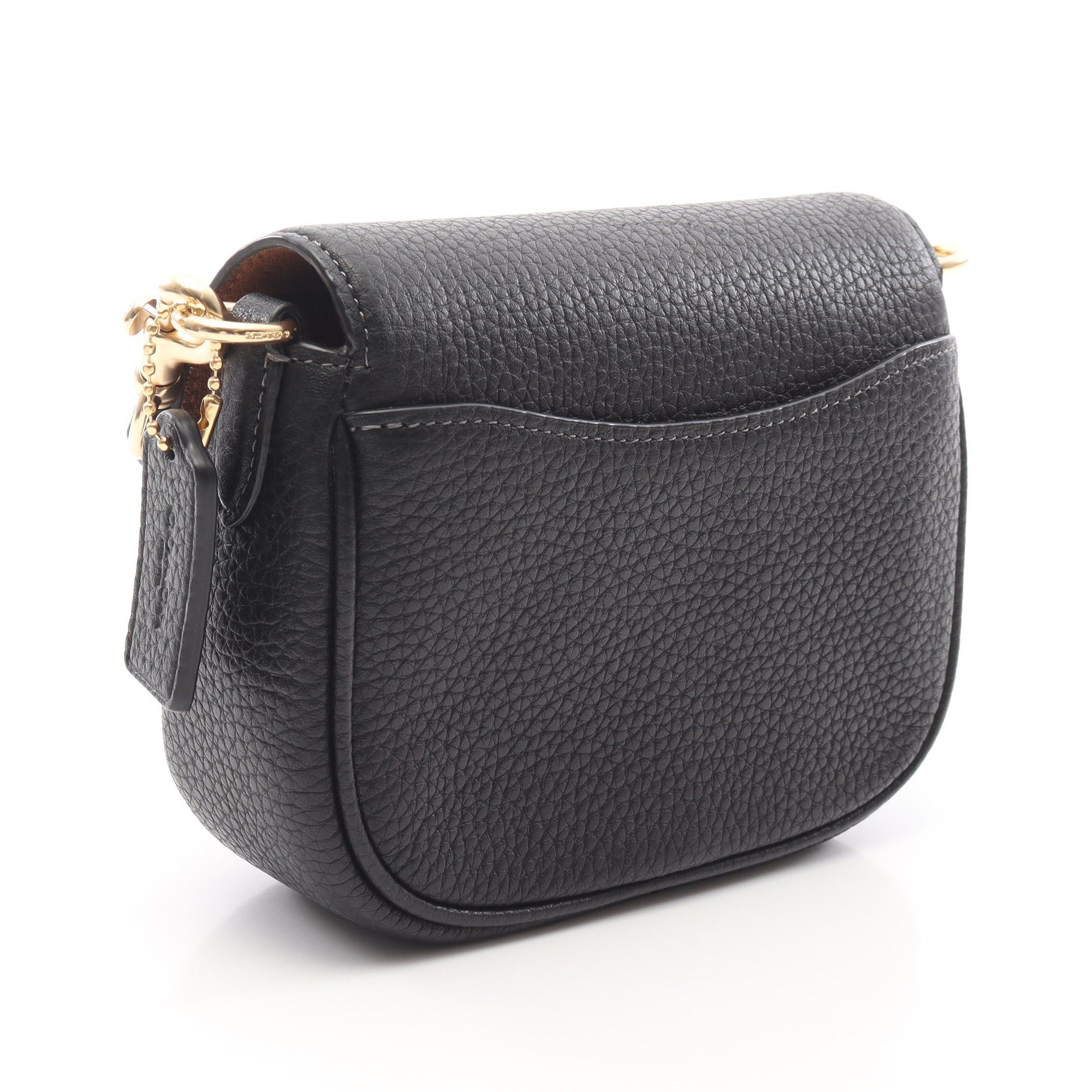 Coach Coach Amelia Small Saddle Bag Shoulder Leather Black Size ONE SIZE - 2 Thumbnail