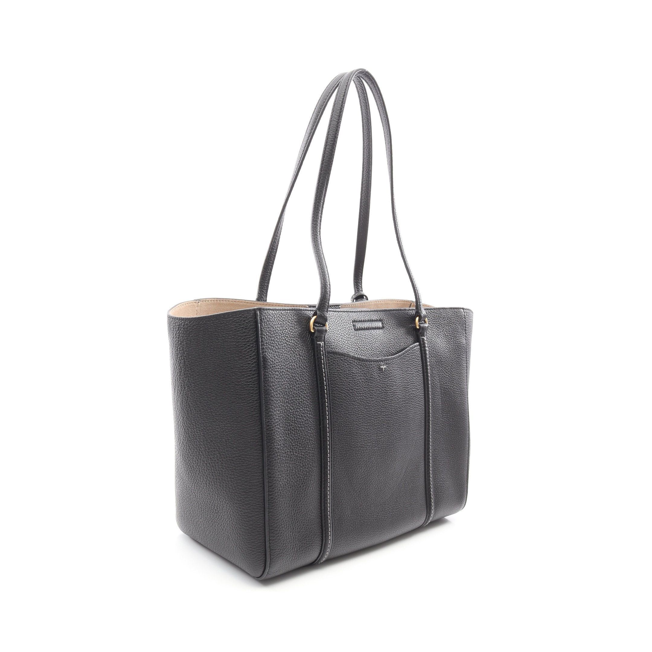 Tory Burch Tory Burch Thea Tote Shoulder Bag Leather Black Size ONE SIZE - 2 Thumbnail
