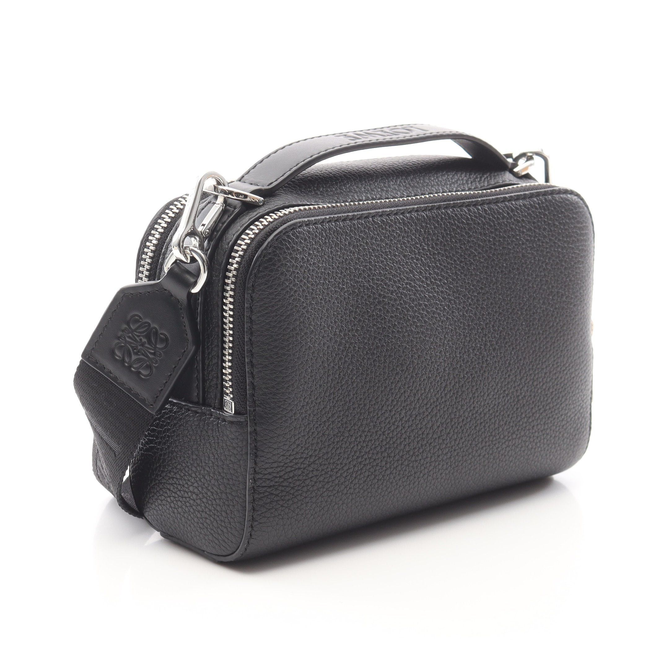 Loewe Loewe Crossbody Camera Bag Mini Handbag Leather Black Size ONE SIZE - 2 Thumbnail