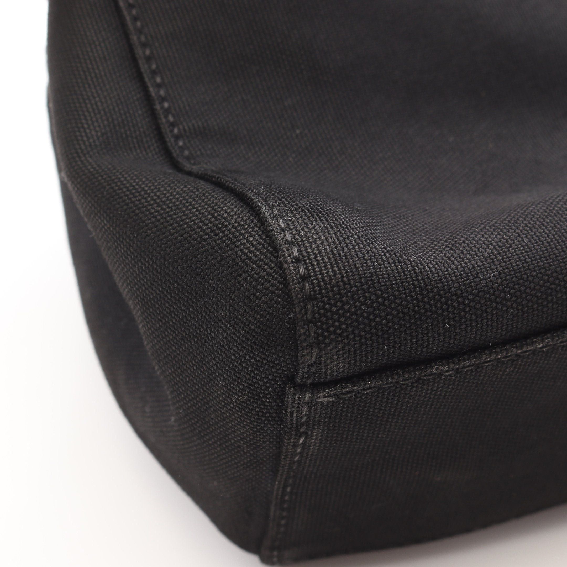 Miu Miu Miu Miu Canapa Kanapa Handbag Tote Bag Canvas Leather Black Size ONE SIZE - 9 Thumbnail
