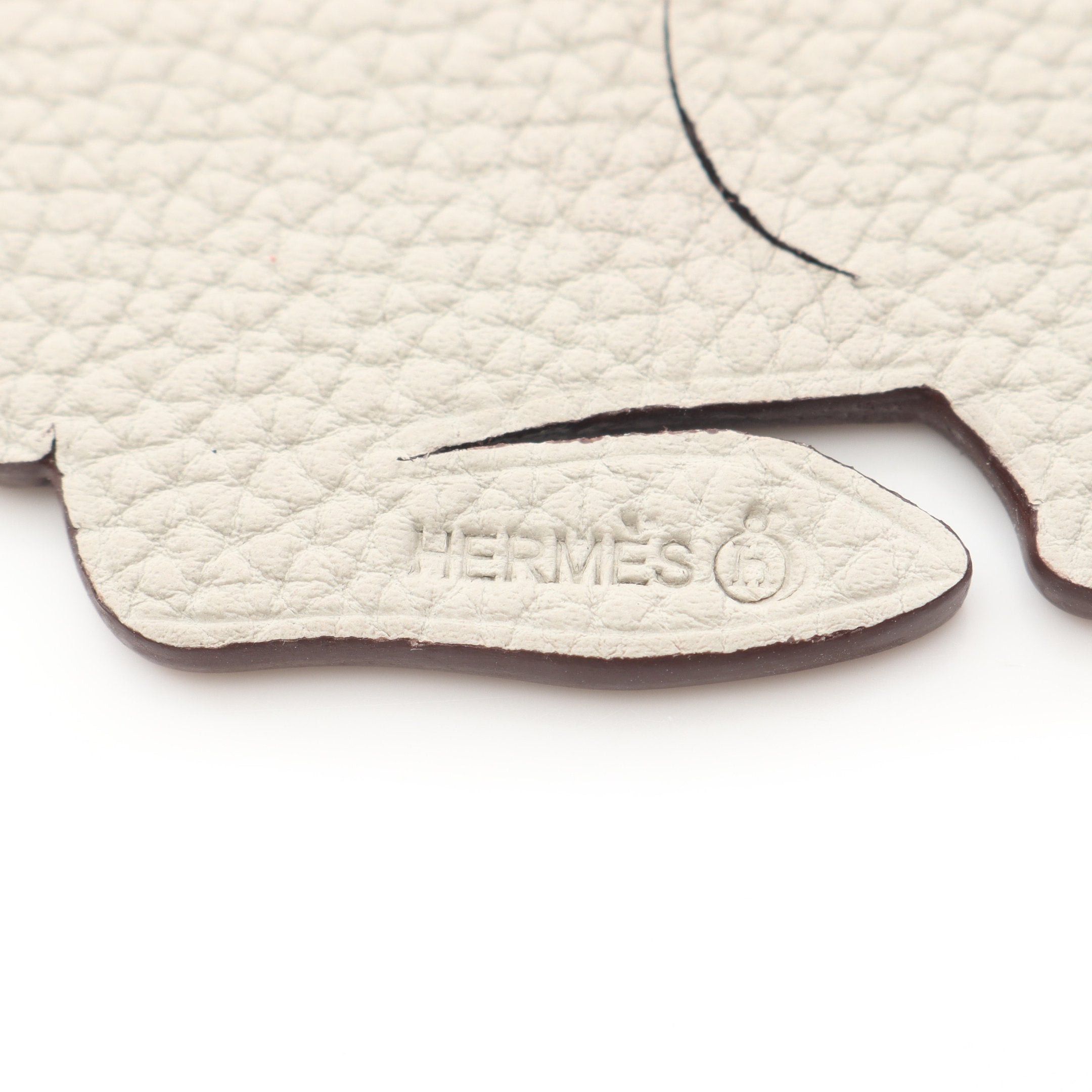 Hermes Hermes Petite Ash Rabbit Blue Navy Grineve Bag Charm Veau Epsom Togo Silk Dark Light Gray Size ONE SIZE - 3 Thumbnail