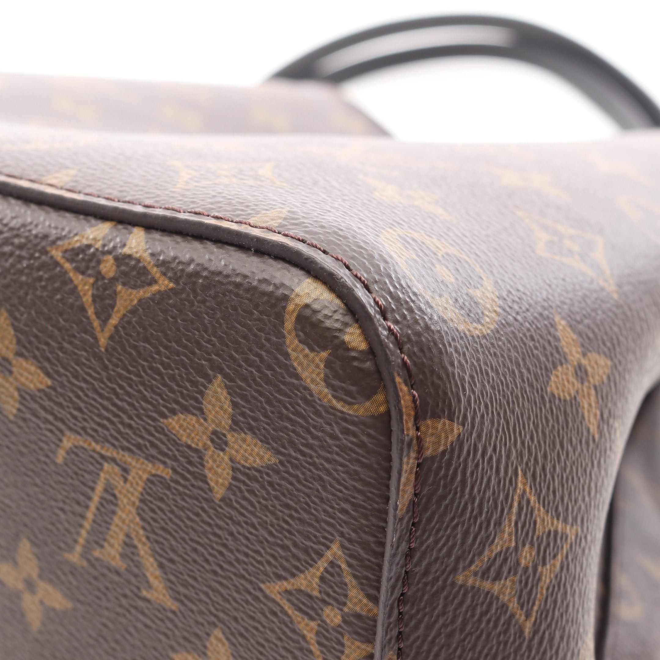 Louis Vuitton Louis Vuitton Neo Noe Monogram Noir Shoulder Bag Leather Brown Black Size ONE SIZE - 6 Thumbnail