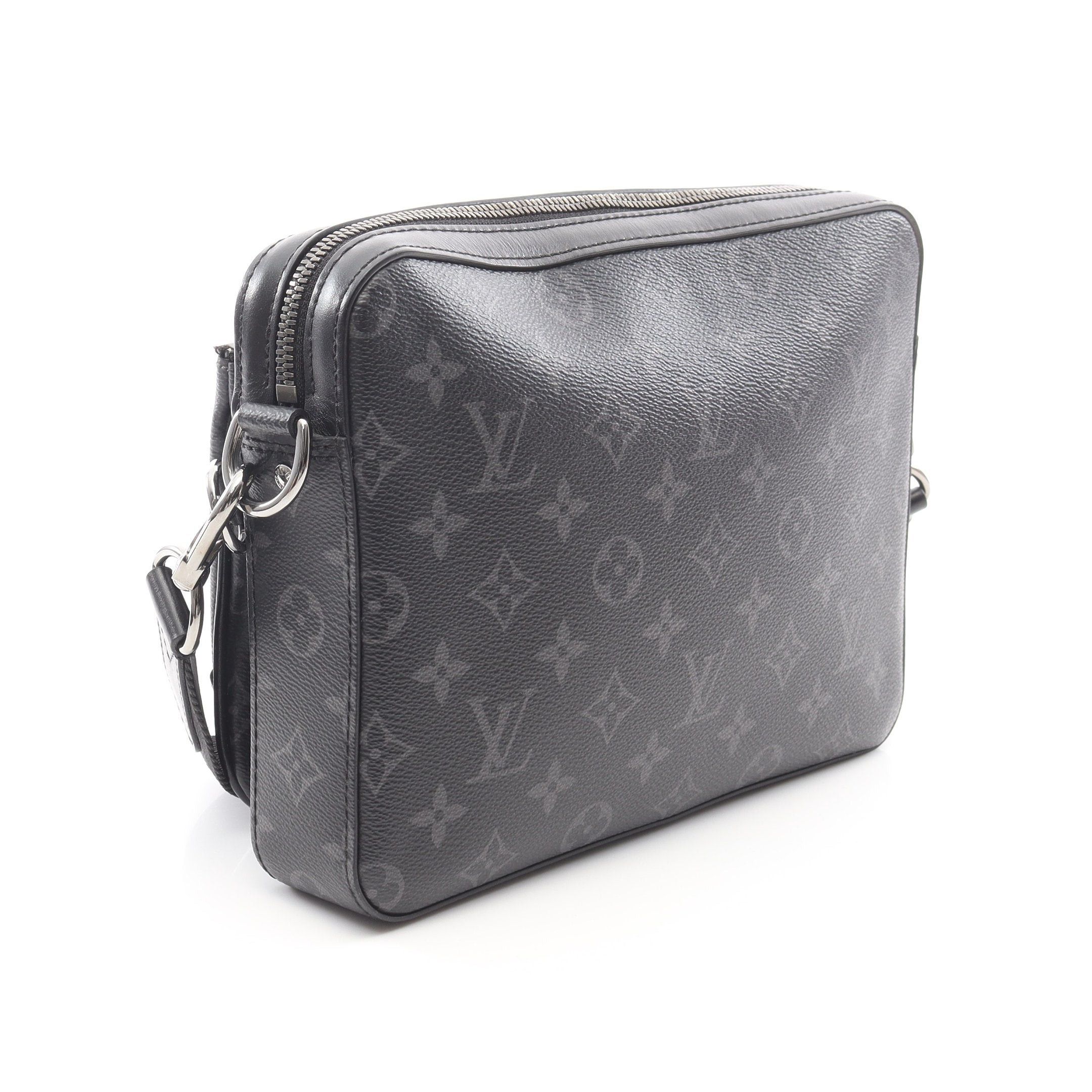 Louis Vuitton Louis Vuitton Trio Messenger Monogram Eclipse Shoulder Bag Leather Black Gray Size ONE SIZE - 2 Thumbnail