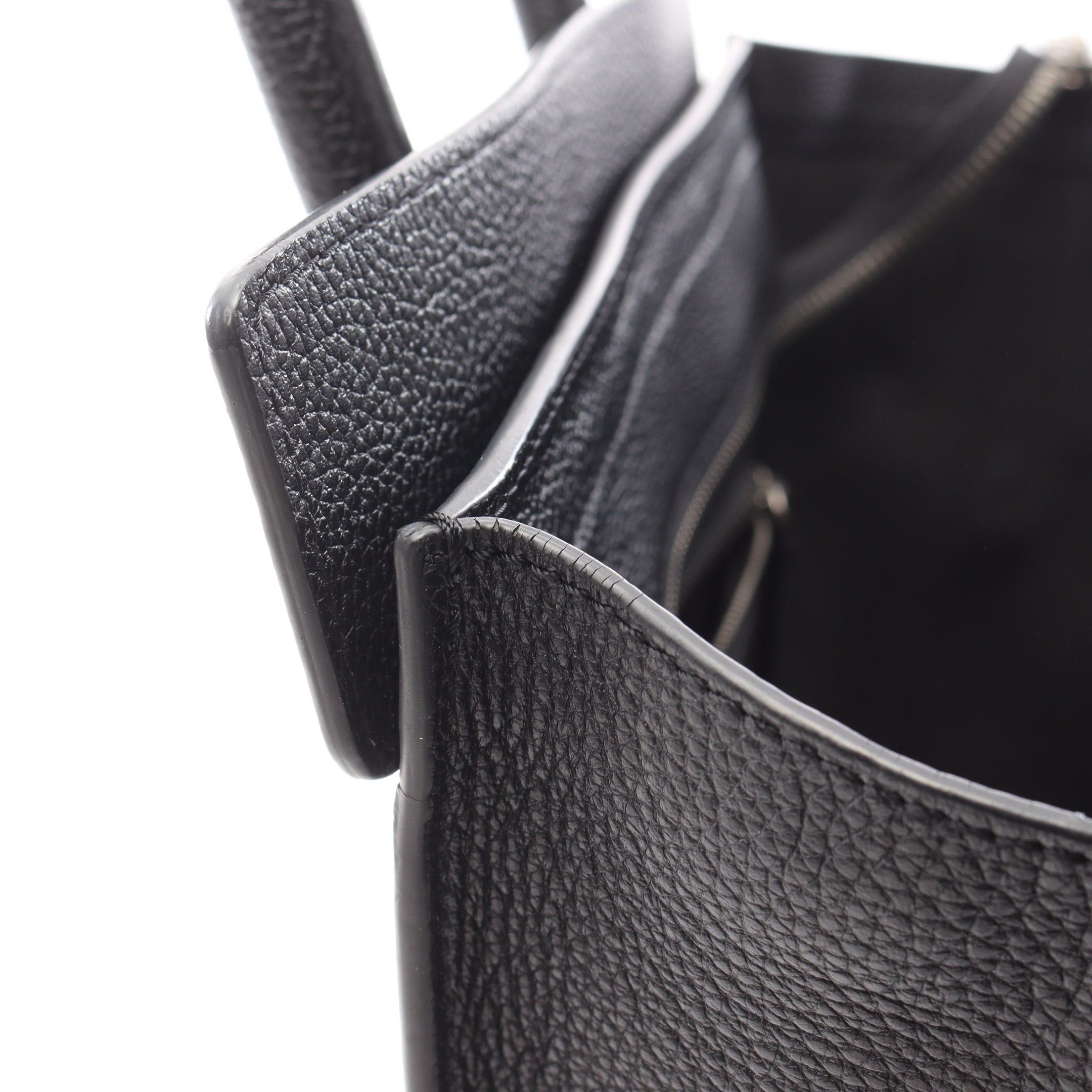 Celine Celine Luggage Micro Shopper Handbag Tote Bag Leather Black Size ONE SIZE - 5 Thumbnail