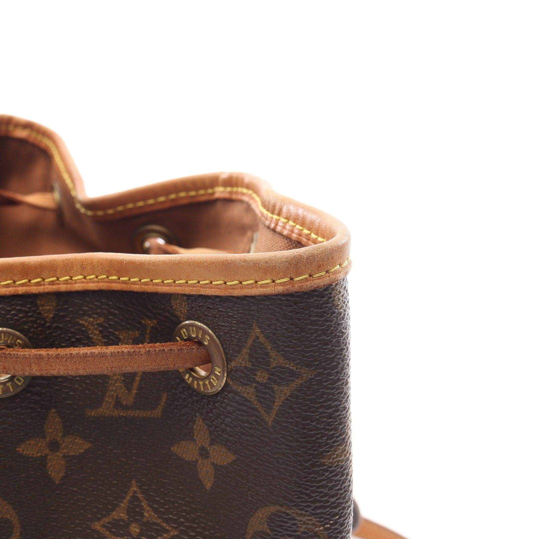 Louis Vuitton Louis Vuitton Montsouris Mm Monogram Backpack Rucksack Leather Brown Size ONE SIZE - 12 Thumbnail