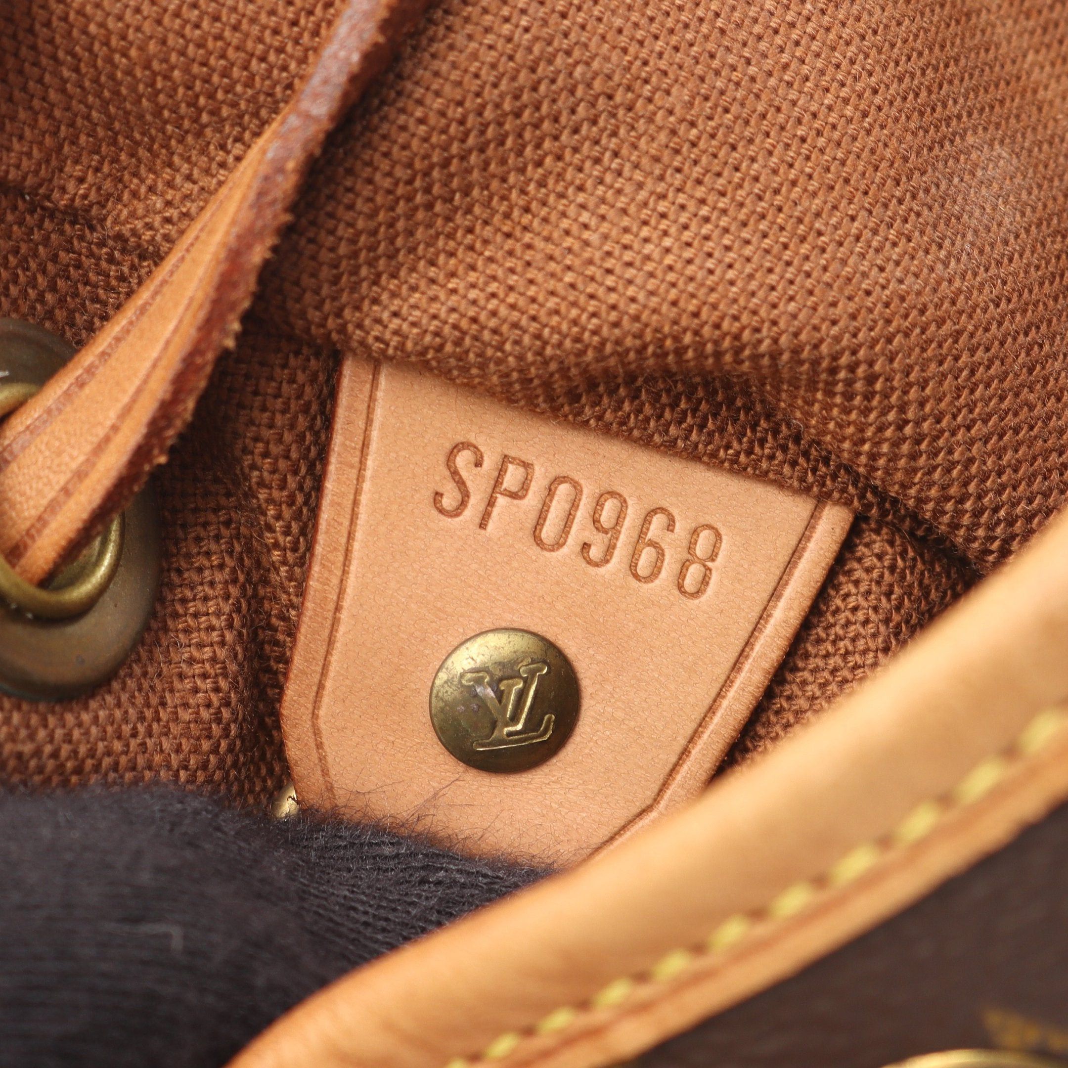 Louis Vuitton Louis Vuitton Montsouris Mm Monogram Backpack Rucksack Leather Brown Size ONE SIZE - 5 Thumbnail