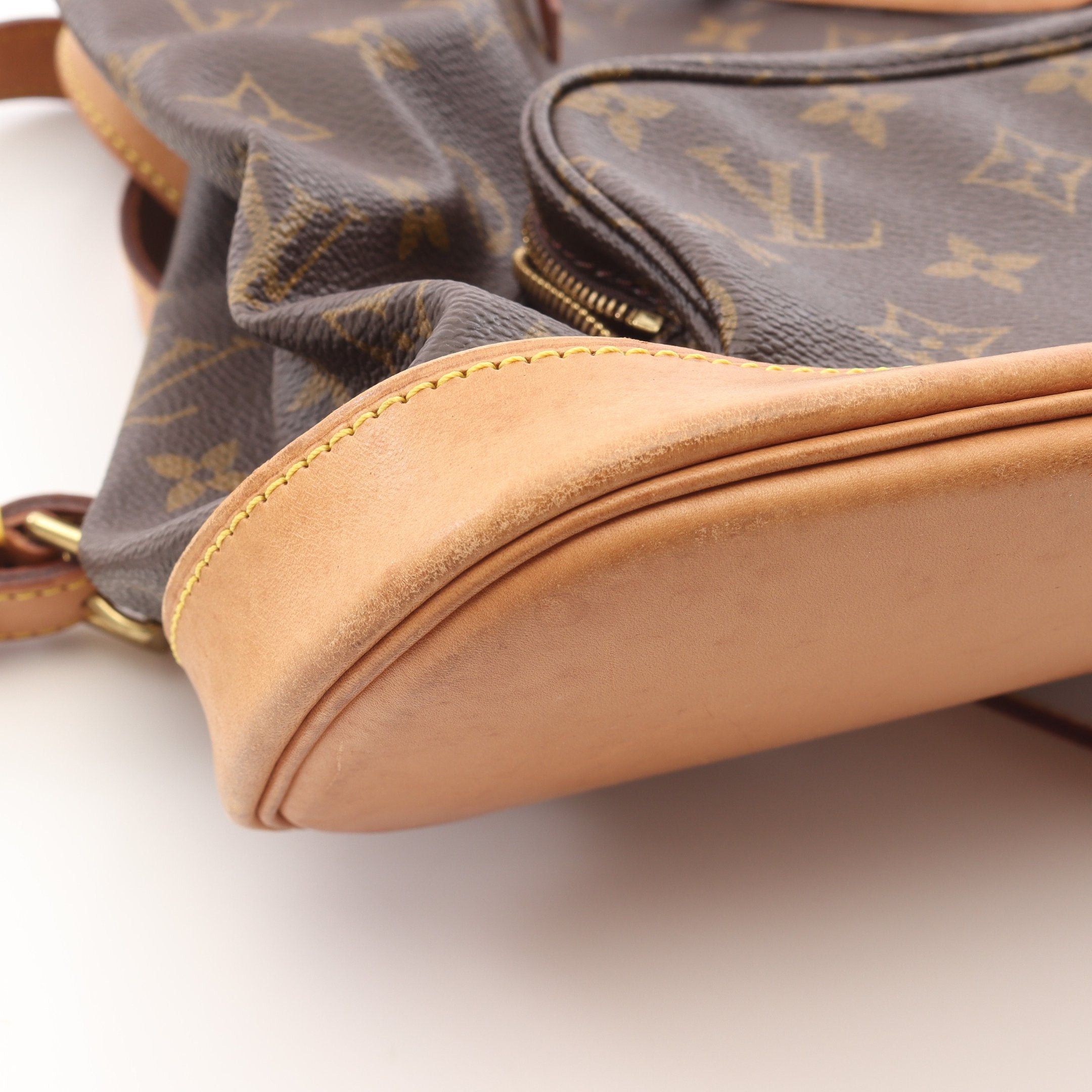 Louis Vuitton Louis Vuitton Montsouris Mm Monogram Backpack Rucksack Leather Brown Size ONE SIZE - 8 Thumbnail