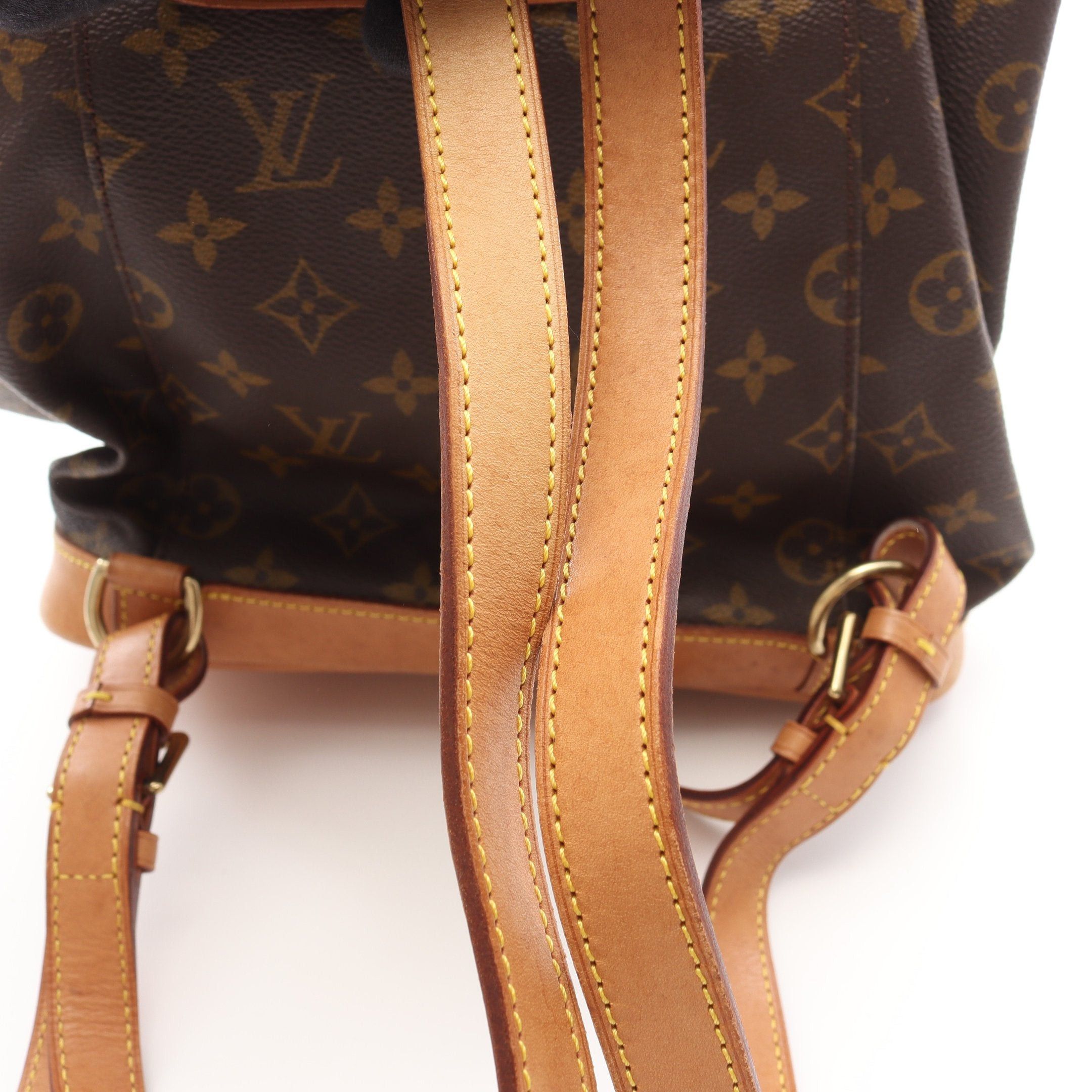Louis Vuitton Louis Vuitton Montsouris Mm Monogram Backpack Rucksack Leather Brown Size ONE SIZE - 13 Thumbnail