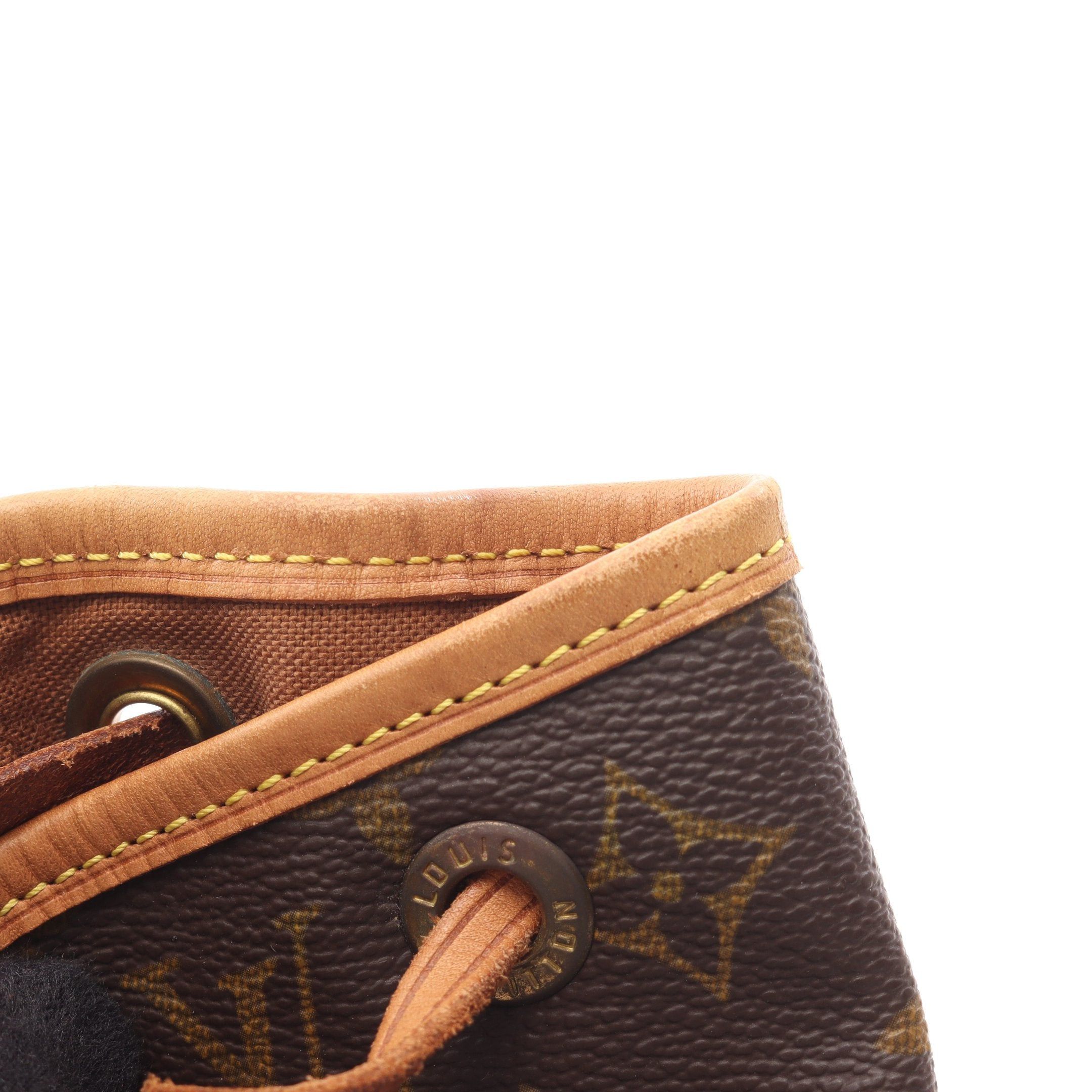 Louis Vuitton Louis Vuitton Montsouris Mm Monogram Backpack Rucksack Leather Brown Size ONE SIZE - 11 Thumbnail