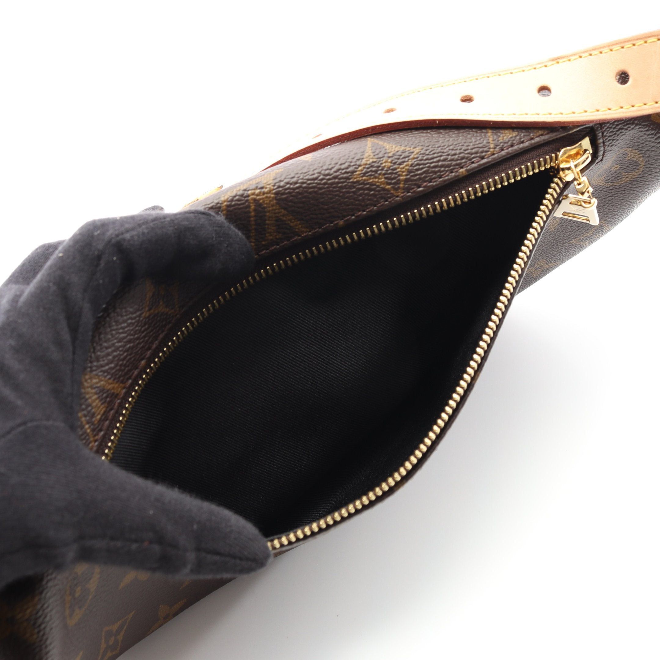 Louis Vuitton Louis Vuitton Bum Bag Monogram Body Waist Leather Brown Size ONE SIZE - 8 Thumbnail