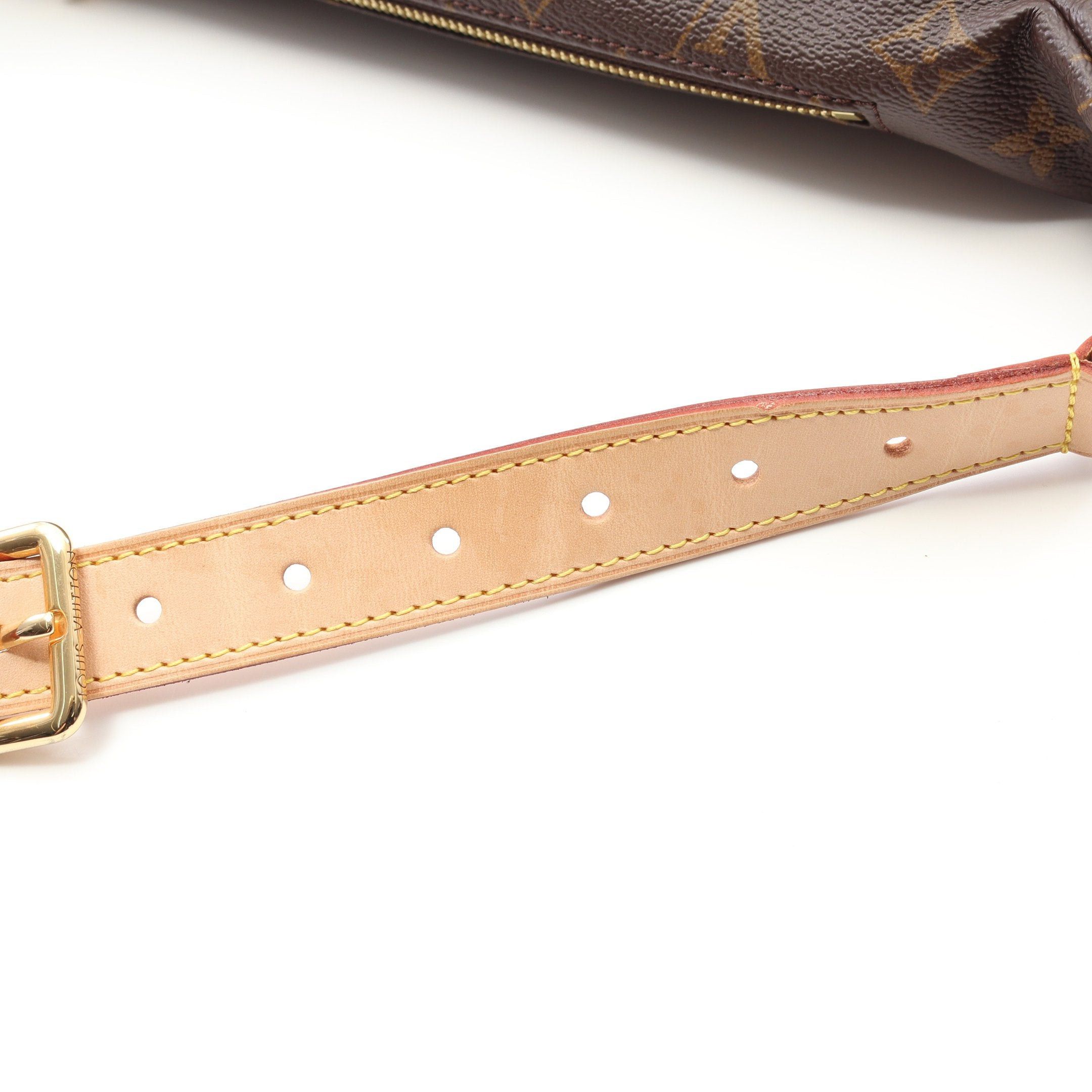 Louis Vuitton Louis Vuitton Bum Bag Monogram Body Waist Leather Brown Size ONE SIZE - 6 Thumbnail
