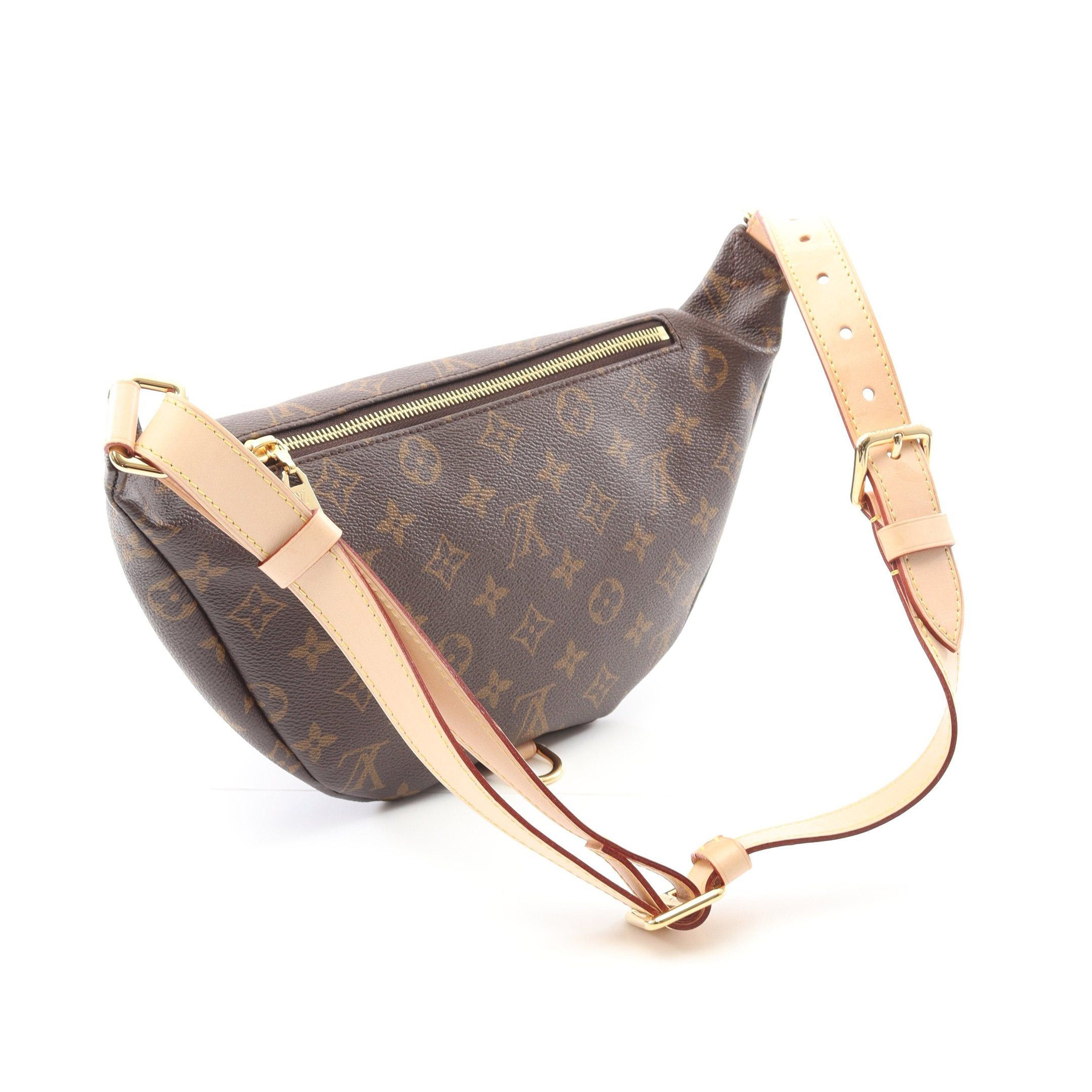 Louis Vuitton Louis Vuitton Bum Bag Monogram Body Waist Leather Brown Size ONE SIZE - 2 Thumbnail