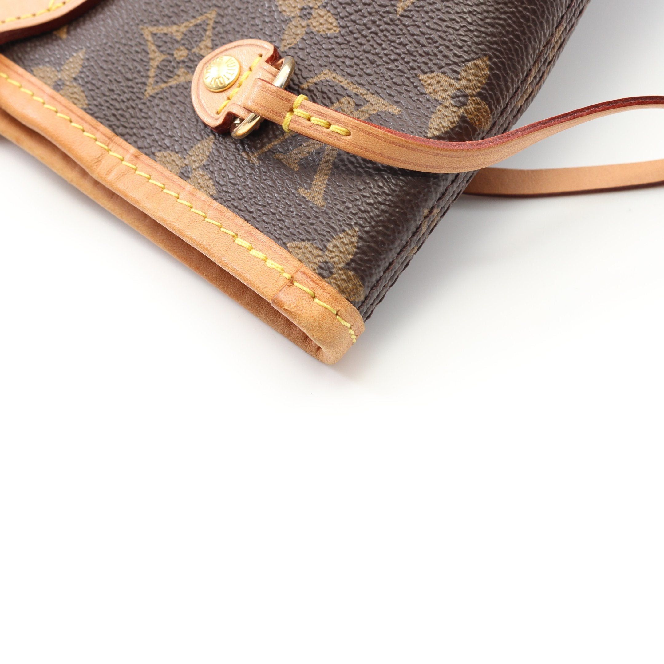 Louis Vuitton Louis Vuitton Neverfull Pm Monogram Pivoine Handbag Tote Bag Leather Brown Size ONE SIZE - 9 Thumbnail