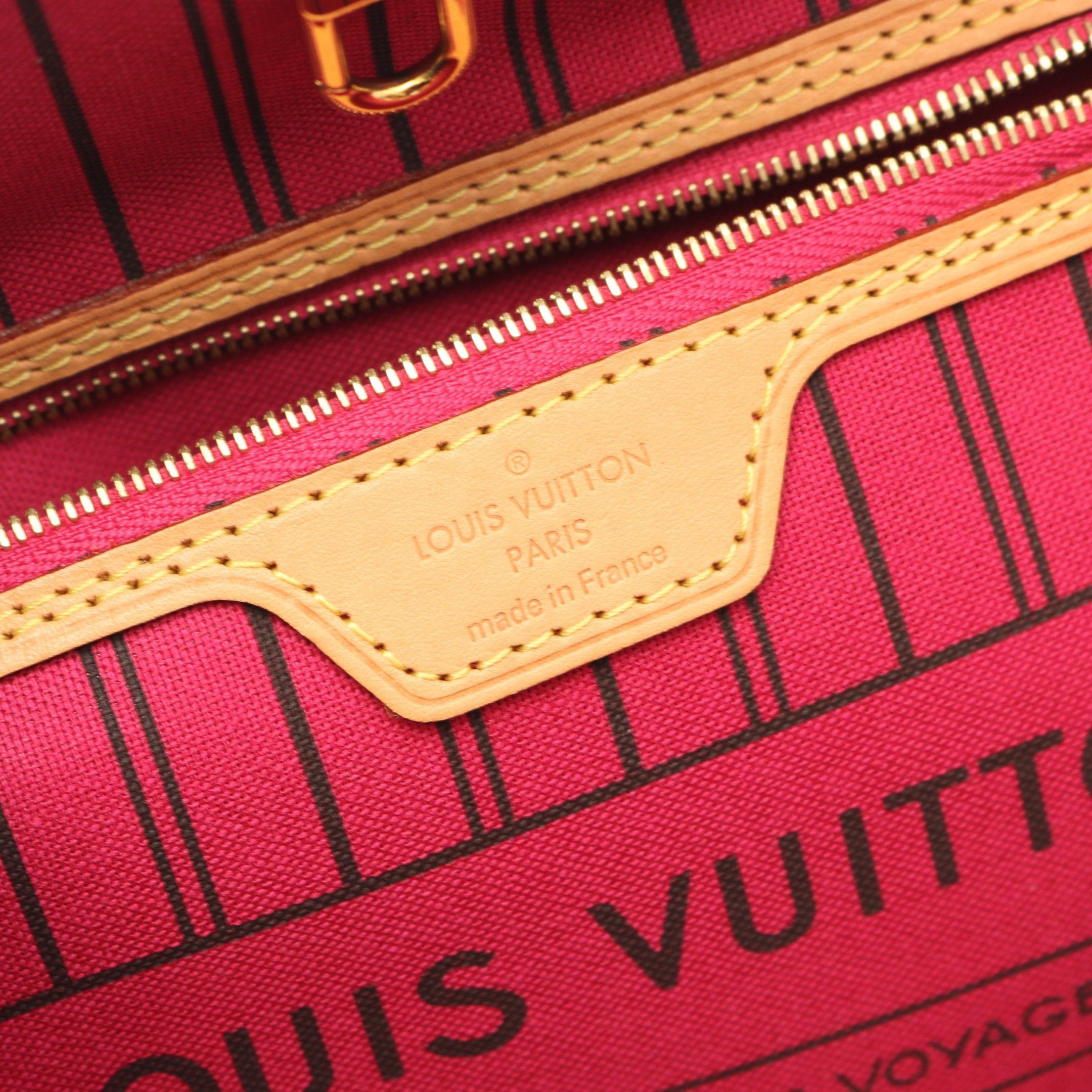 Louis Vuitton Louis Vuitton Neverfull Pm Monogram Pivoine Handbag Tote Bag Leather Brown Size ONE SIZE - 4 Thumbnail