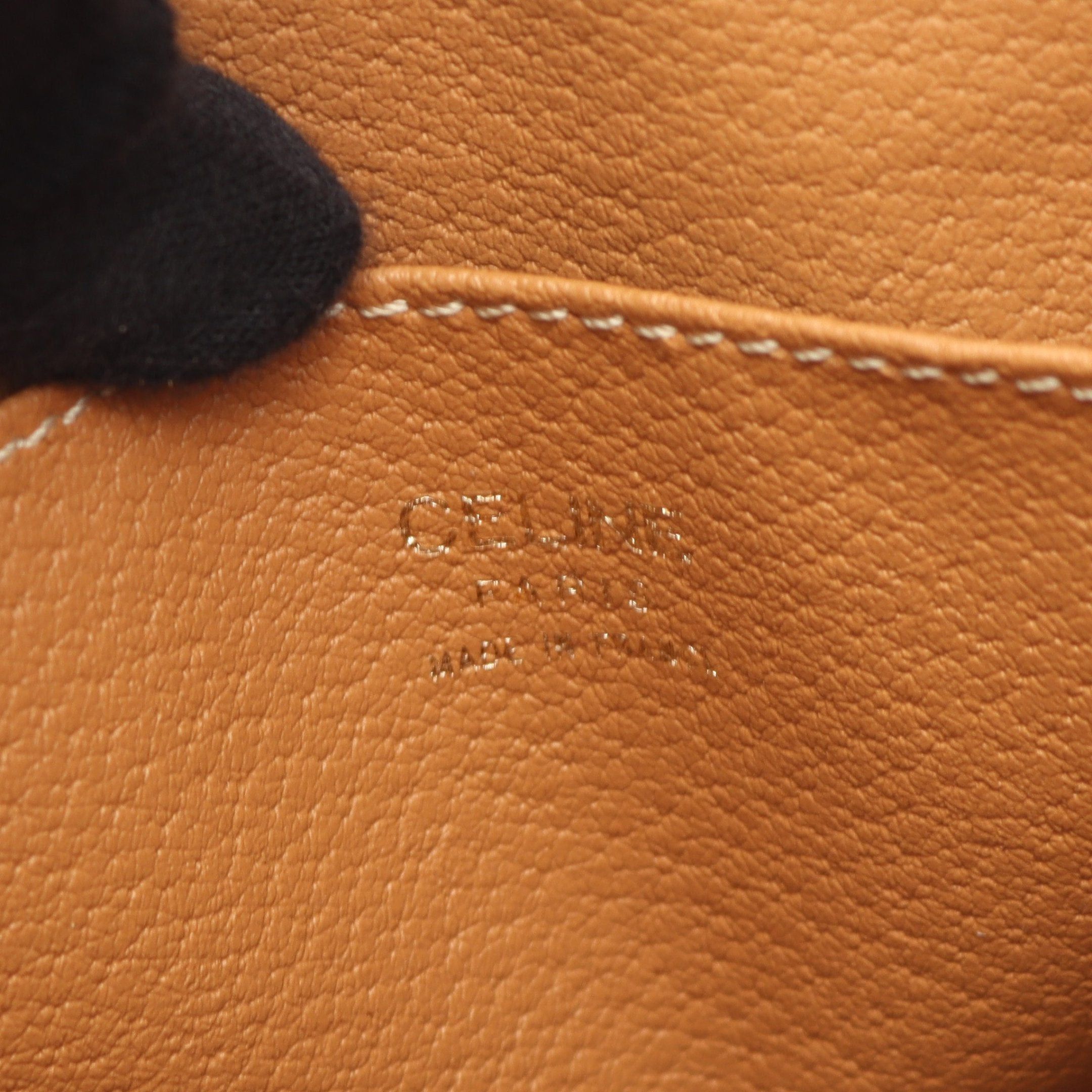 Celine Celine Macadam Shoulder Bag Leather Dark Brown Size ONE SIZE - 4 Thumbnail