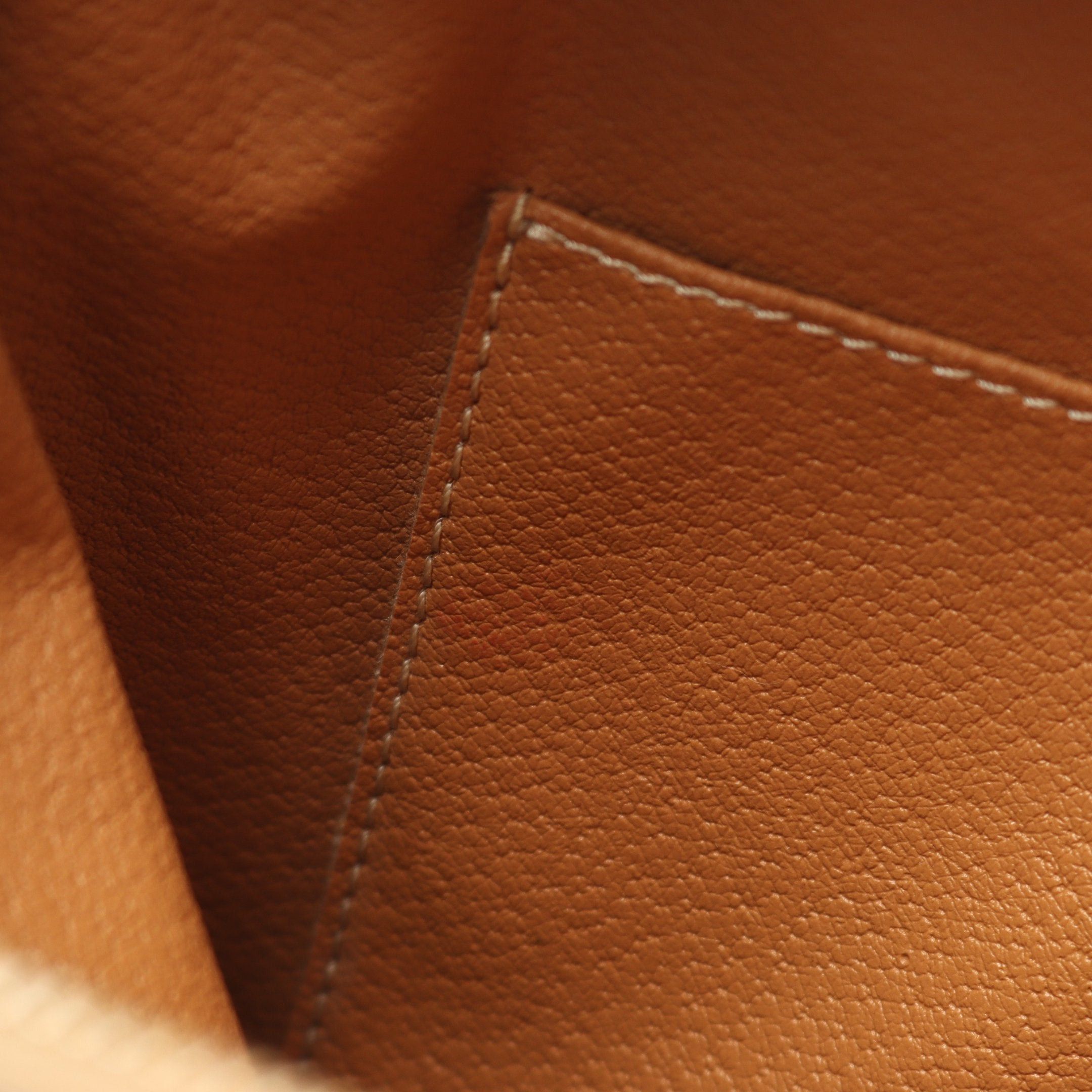 Celine Celine Macadam Shoulder Bag Leather Dark Brown Size ONE SIZE - 9 Thumbnail