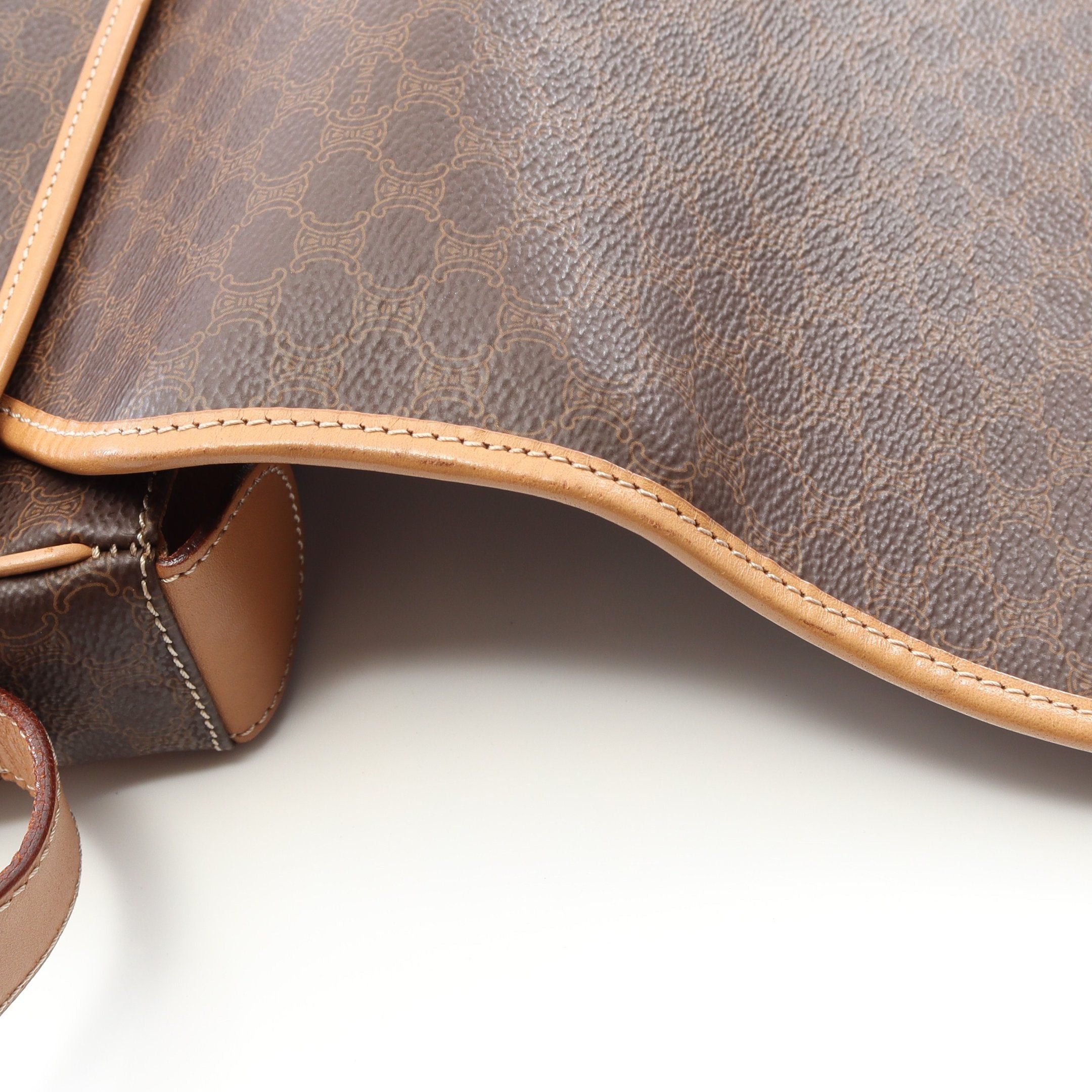 Celine Celine Macadam Shoulder Bag Leather Dark Brown Light Size ONE SIZE - 7 Thumbnail
