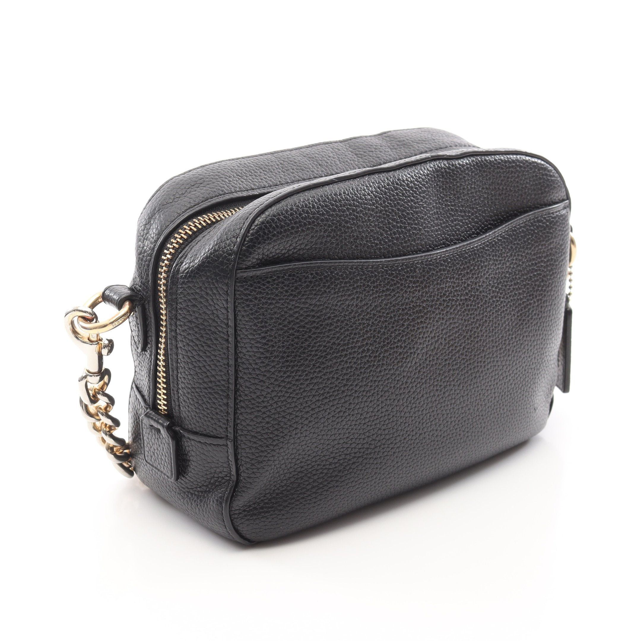 Coach Coach Camera Bag Shoulder Leather Black Tassel Size ONE SIZE - 2 Thumbnail