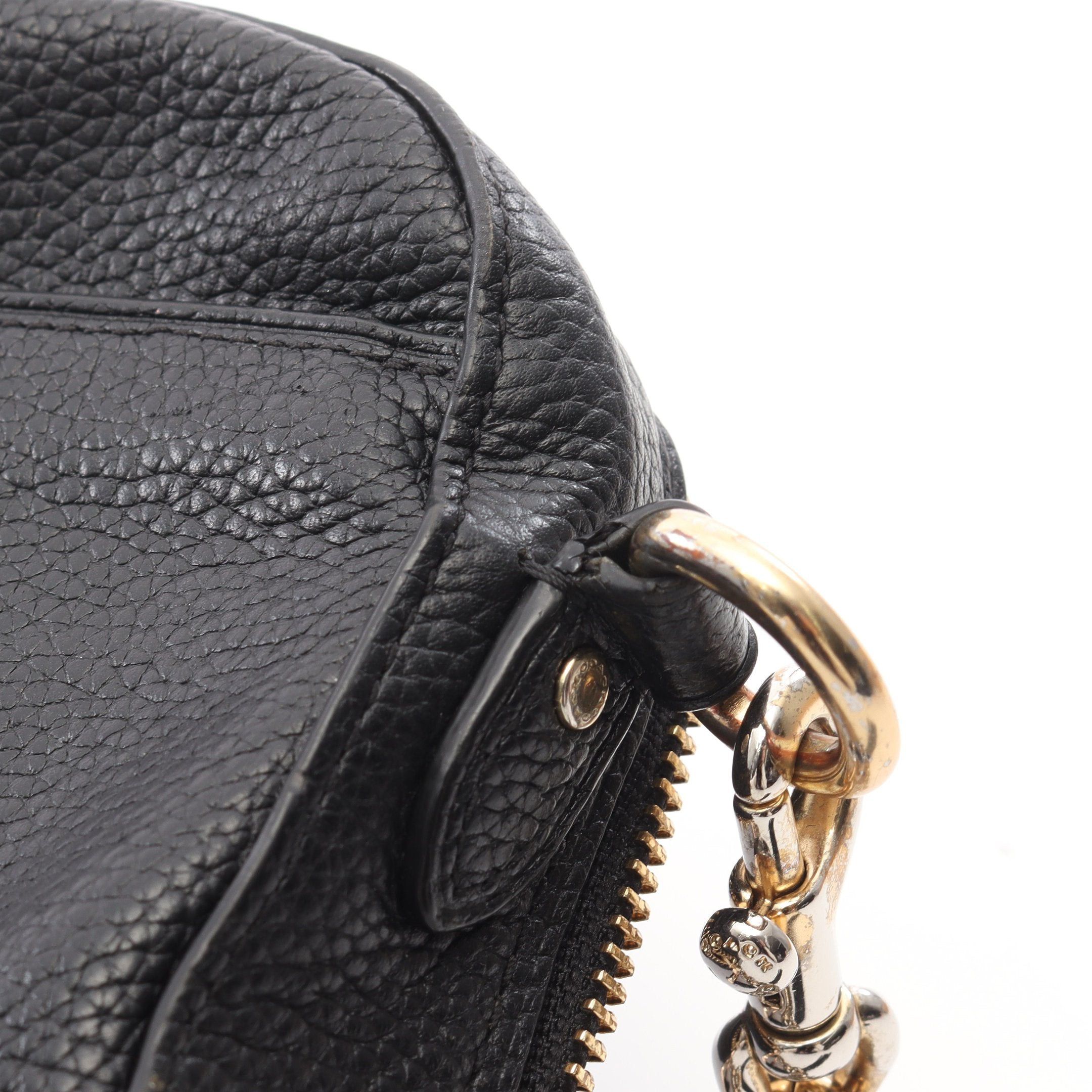 Coach Coach Camera Bag Shoulder Leather Black Tassel Size ONE SIZE - 8 Thumbnail