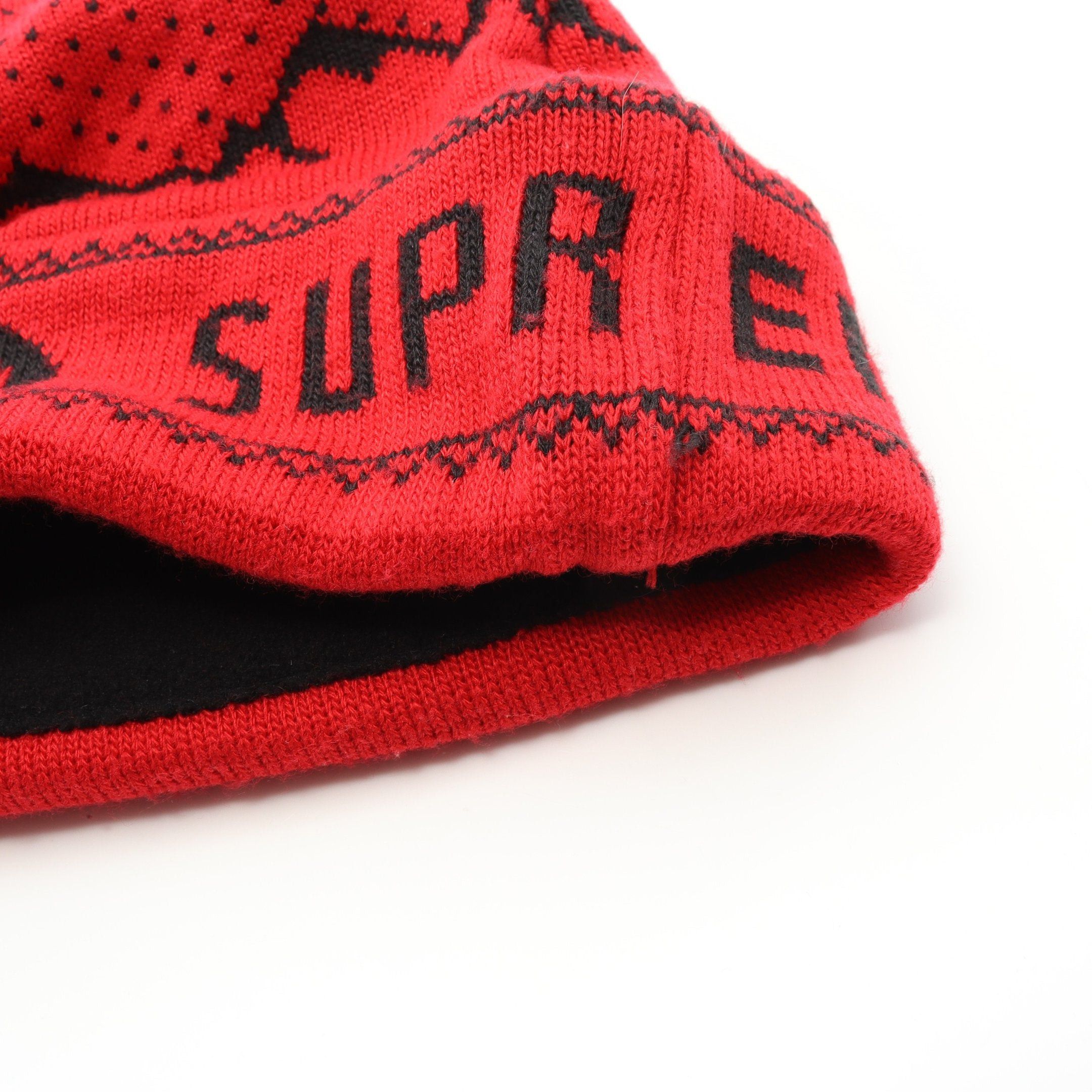 Supreme Supreme * The North Face Beanie Red