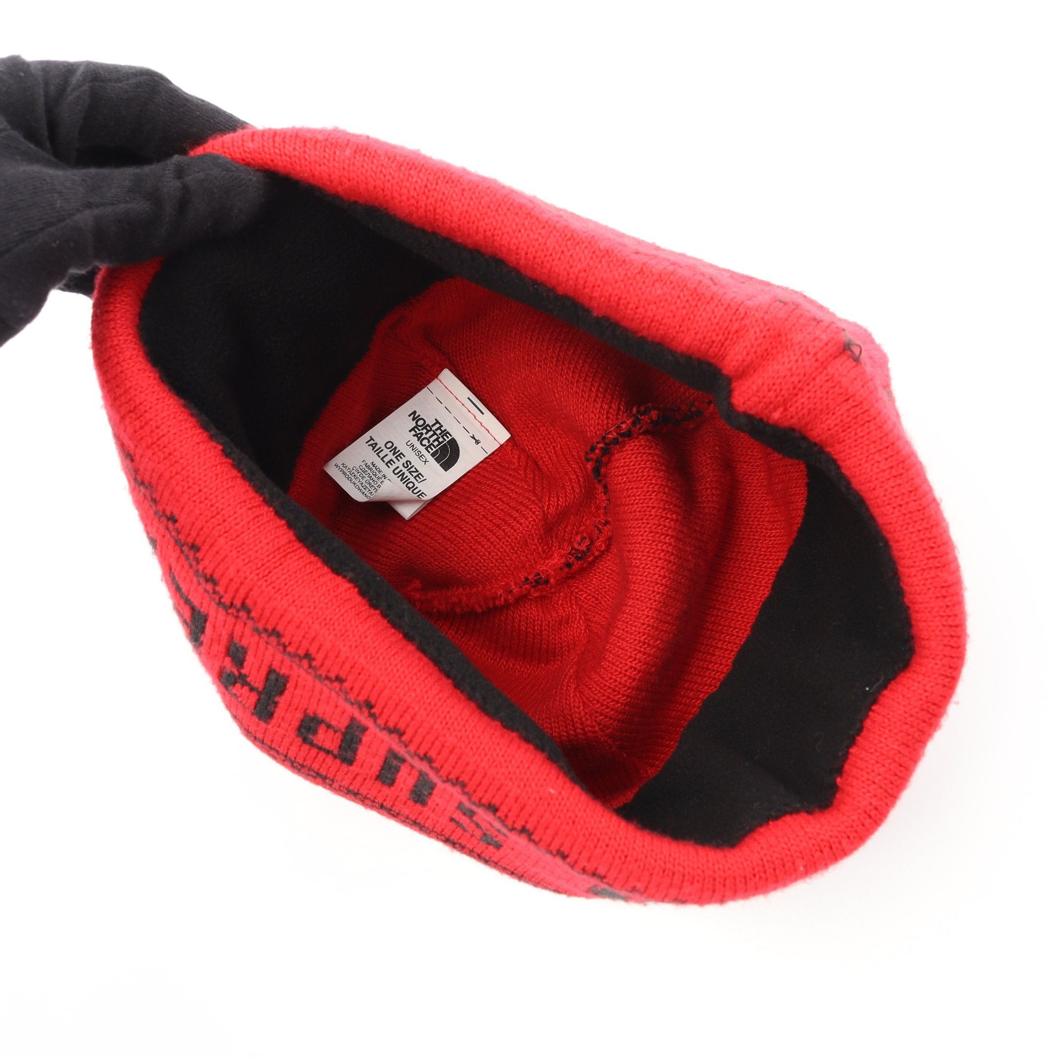 Supreme Supreme Supreme * The North Face Beanie Red Size ONE SIZE - 3 Thumbnail